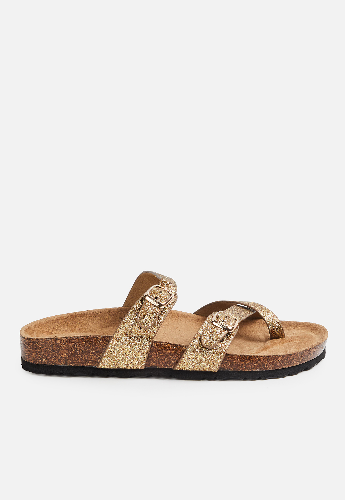 INC.5 Glitter-Textured One-Toe Flats-picture-54
