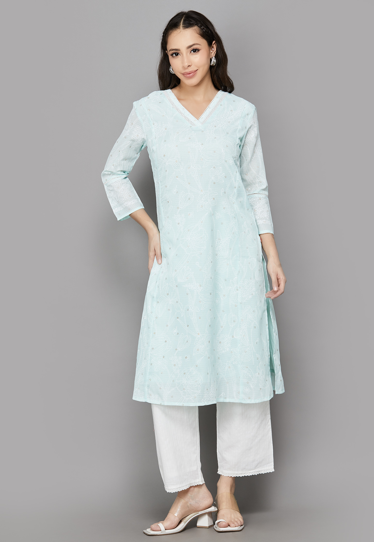 W Ethnic Motif Straight Kurta-picture-15