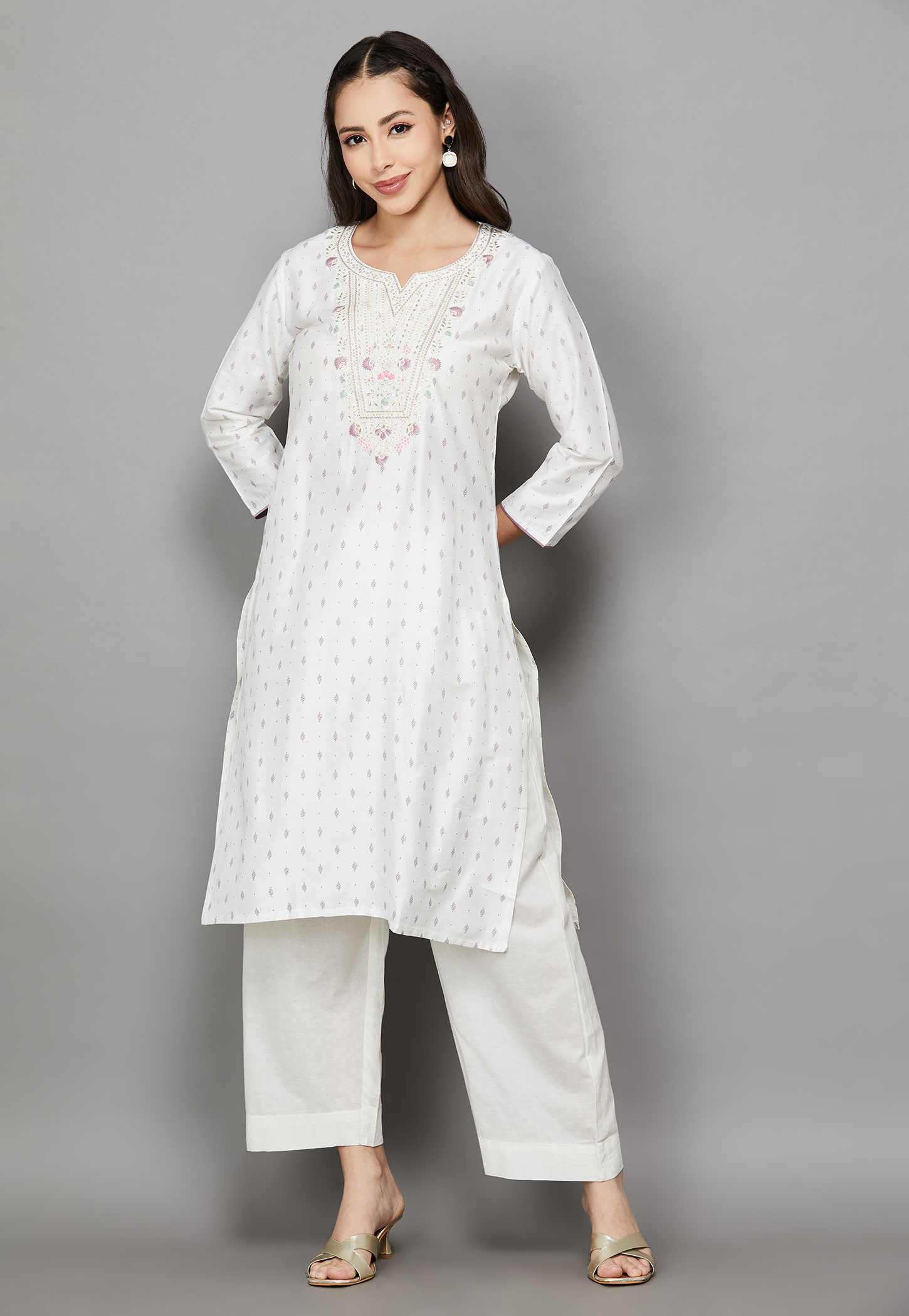 SPAN Printed Straight Kurta-picture-23