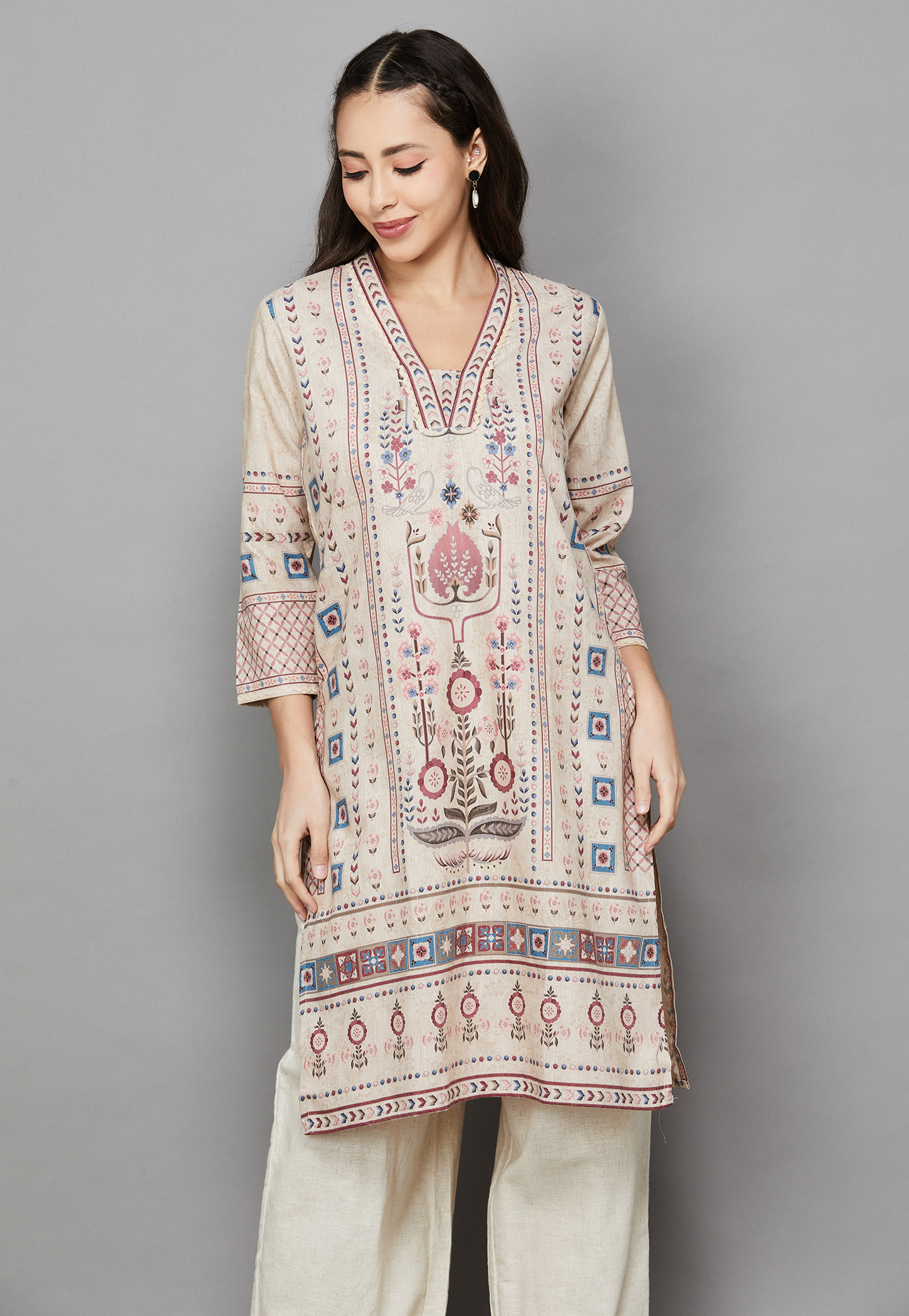 SPAN Printed Straight Kurta-picture-46