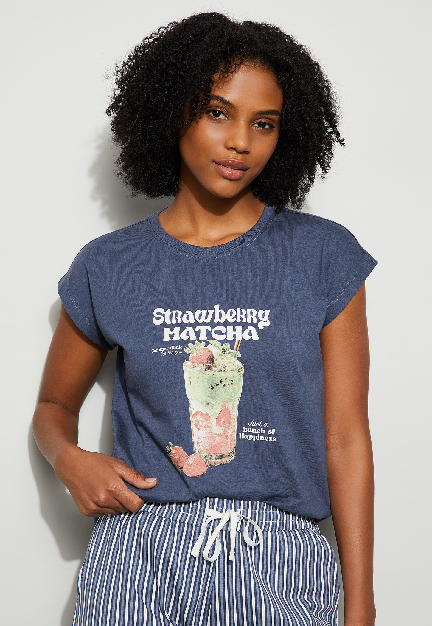 GINGER Strawberry Matcha Lounge T-shirt-picture-28