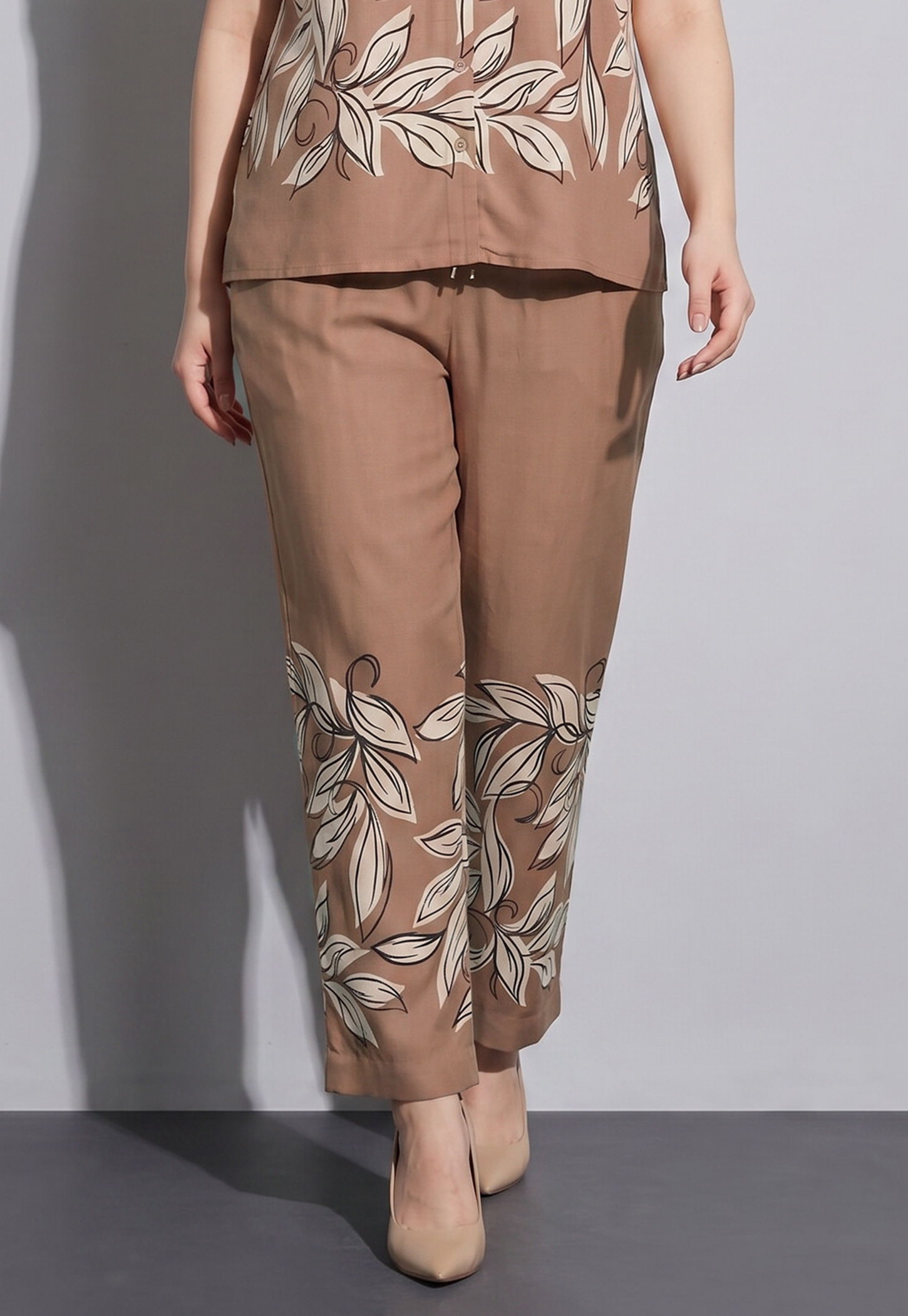 NEXUS Printed Full-Length Trousers-image-7