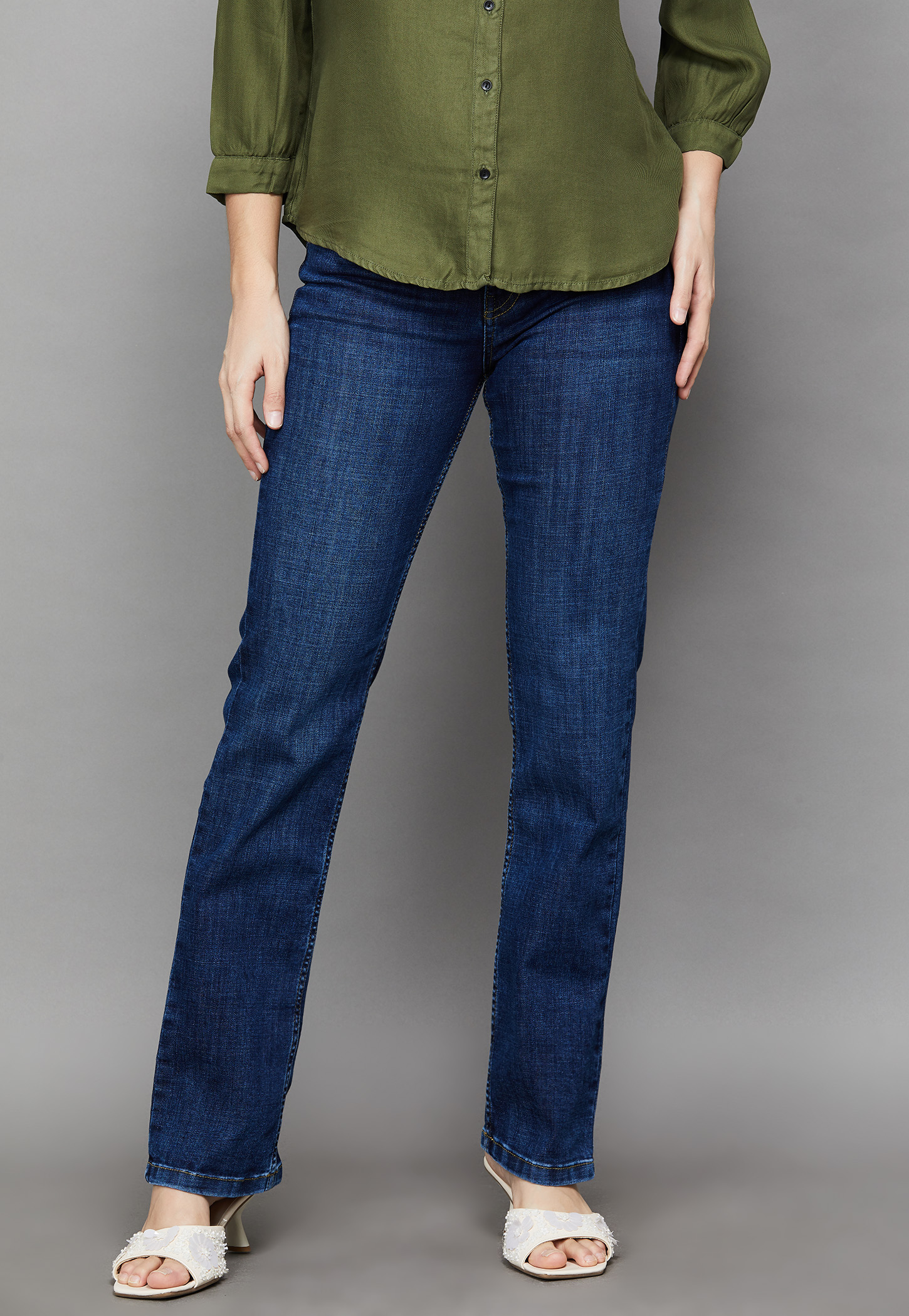 KRAUS Solid Straight Fit Jeans-picture-17