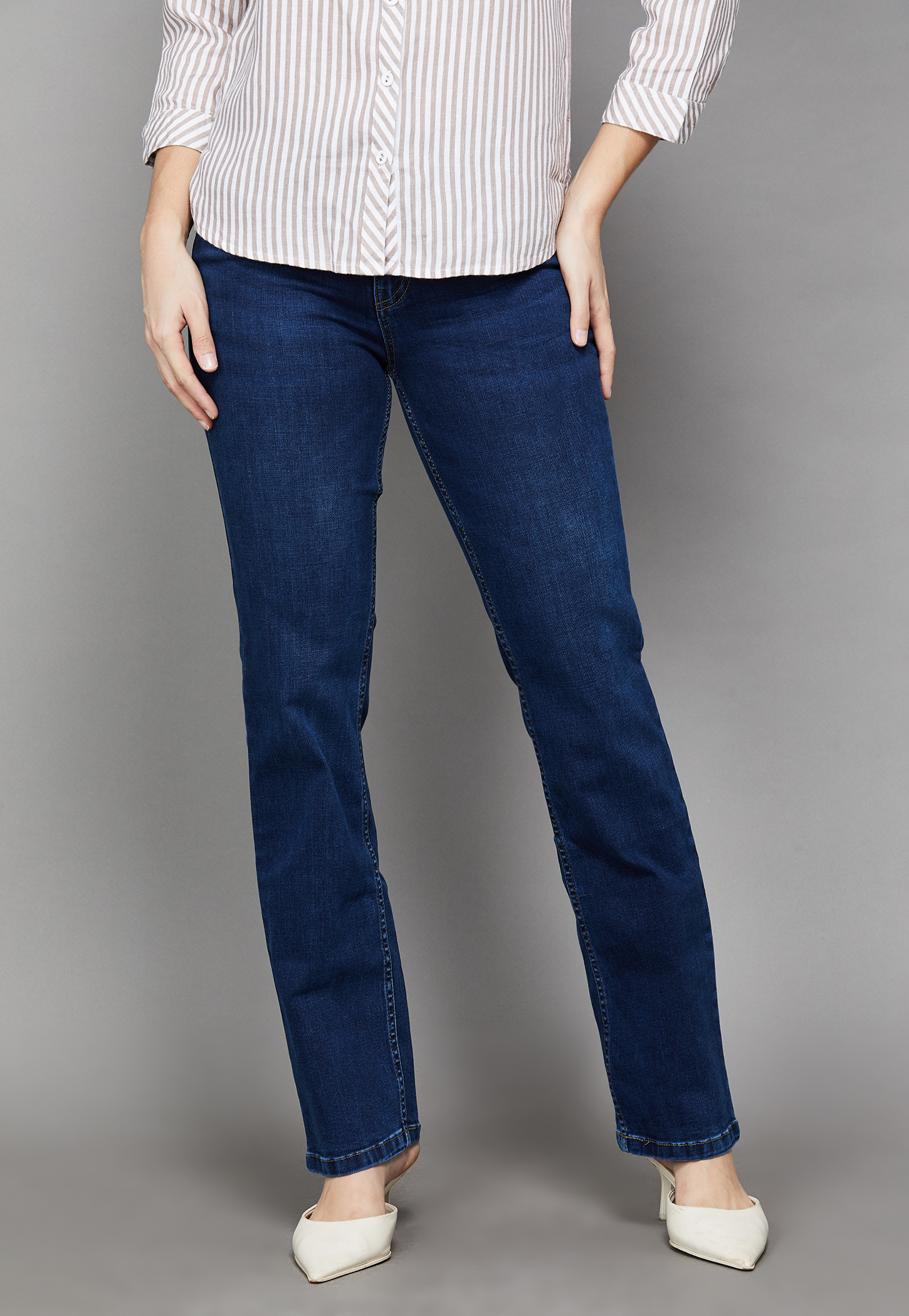 KRAUS Solid Straight Fit Jeans-picture-32