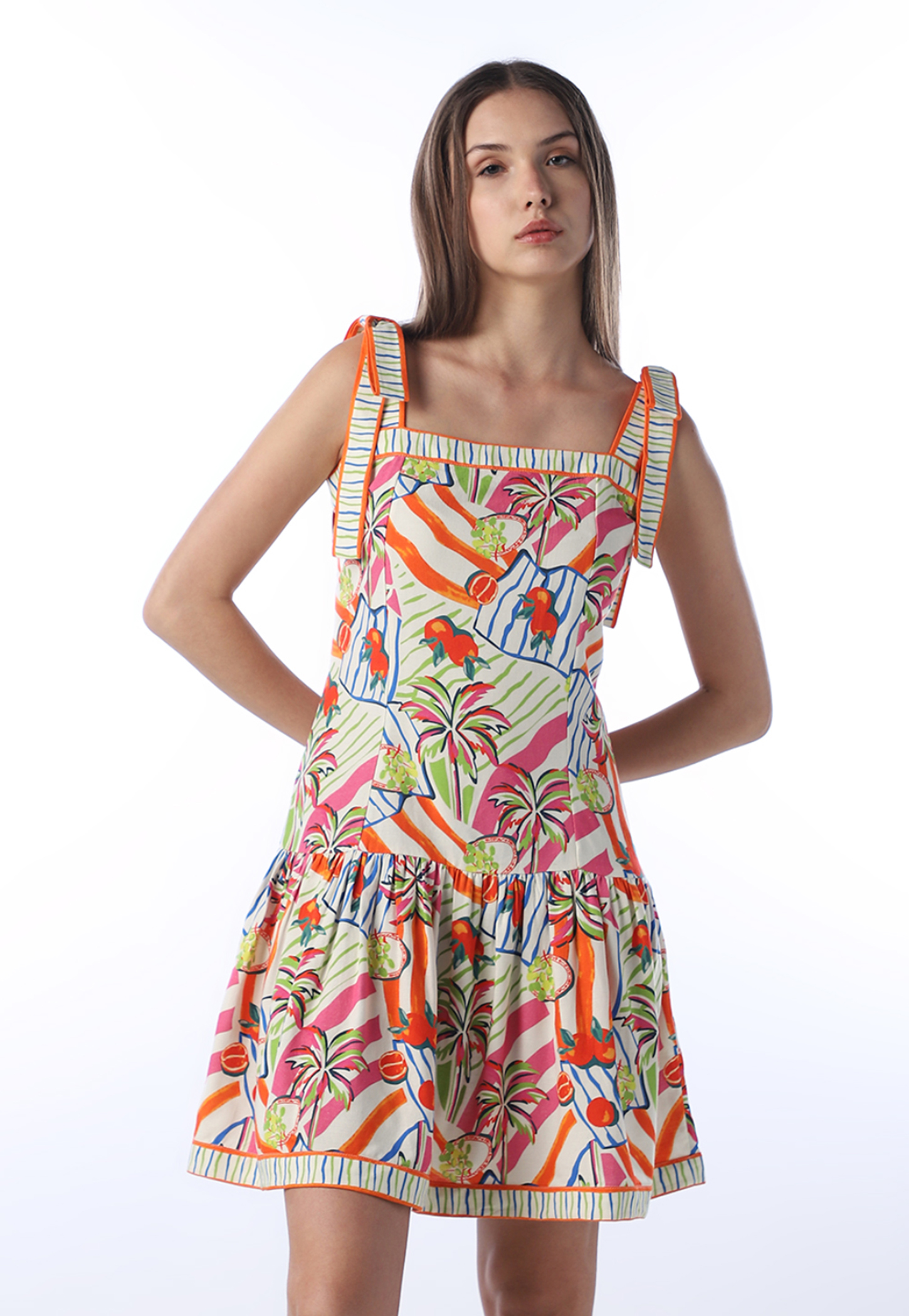 ONLY Printed Tiered Mini Dress-picture-29