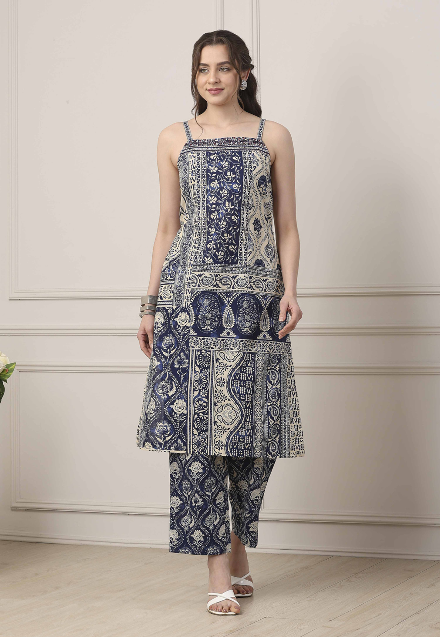 BIBA Floral Print Kurta Set-picture-52
