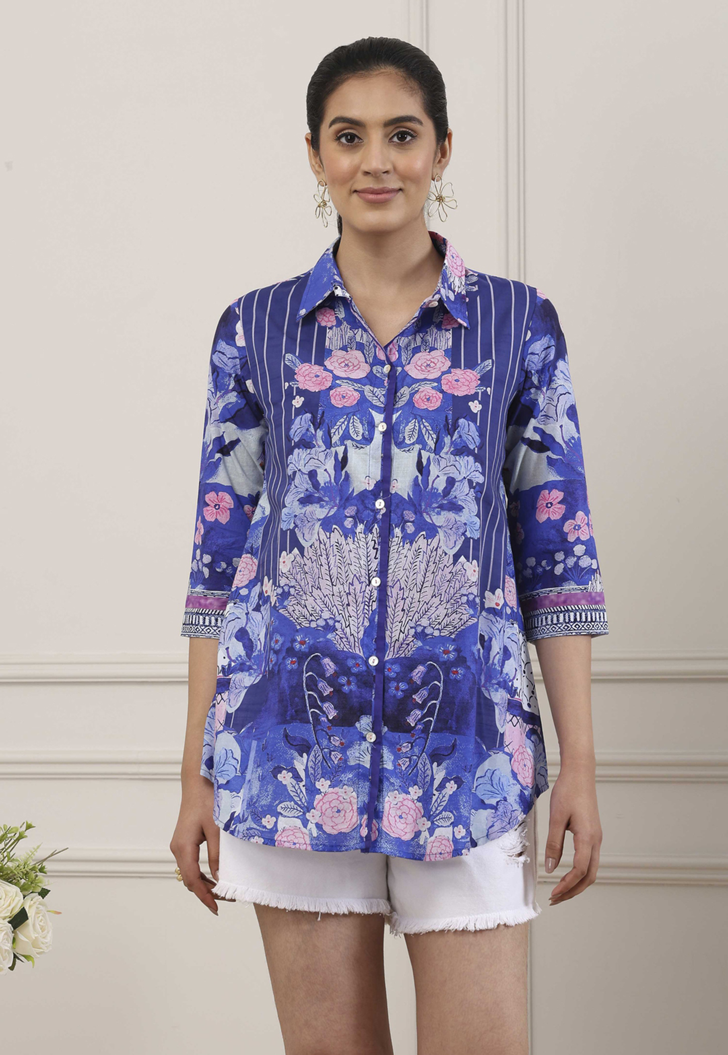 BIBA Floral Print Shirt-picture-37