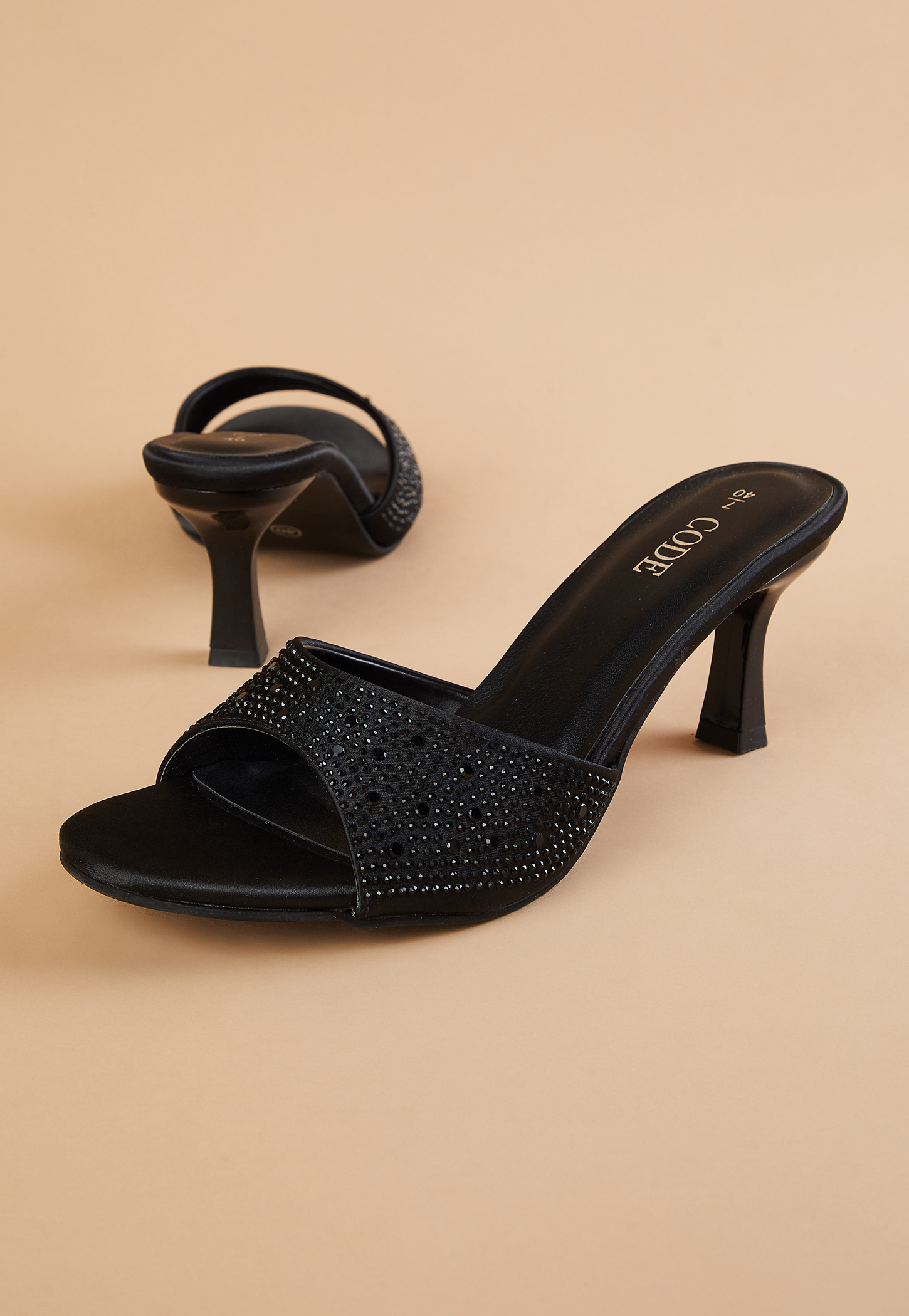 CODE Embellished Kitten Heels-picture-24