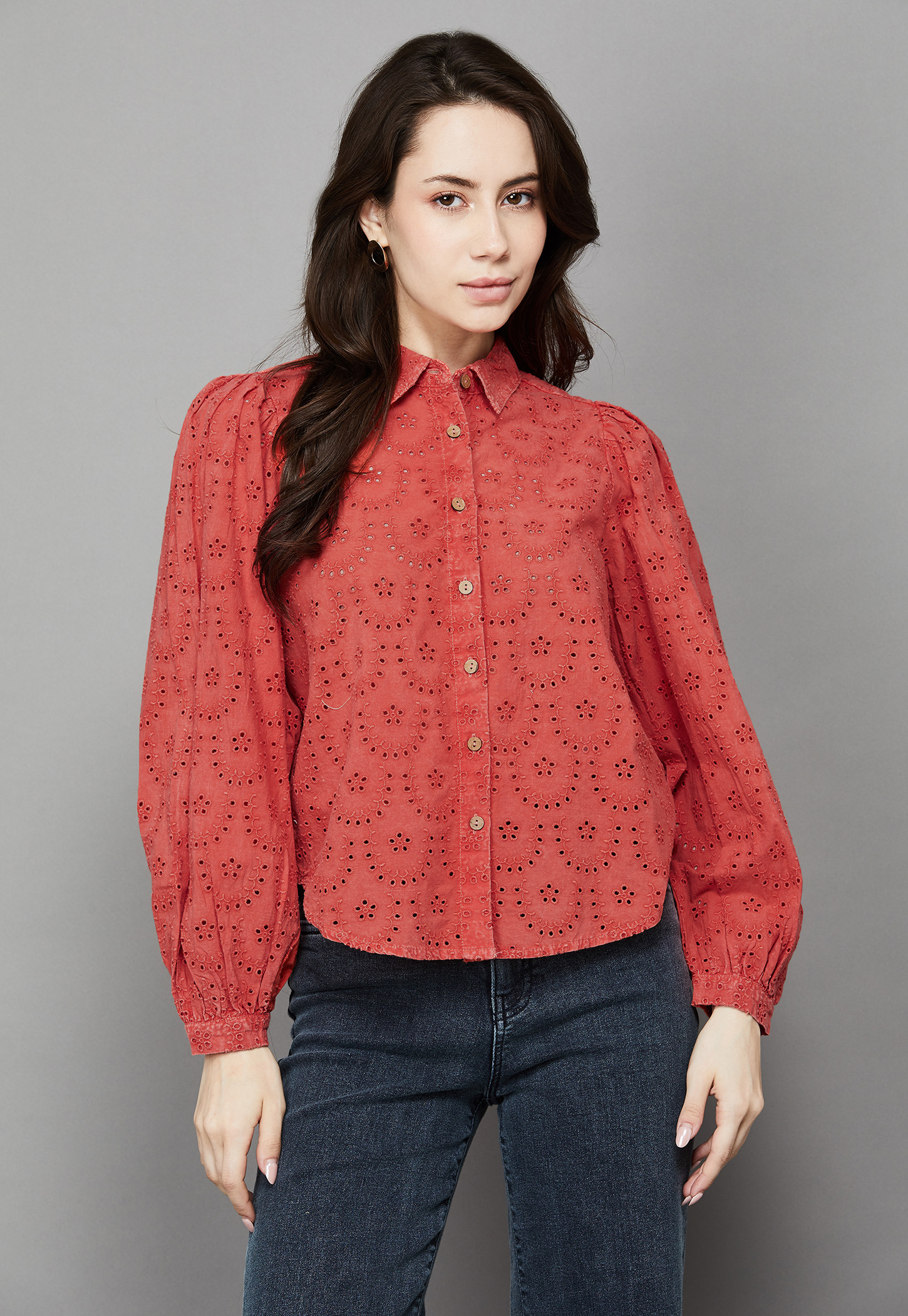 ONLY Embroidered Regular Shirt-picture-52