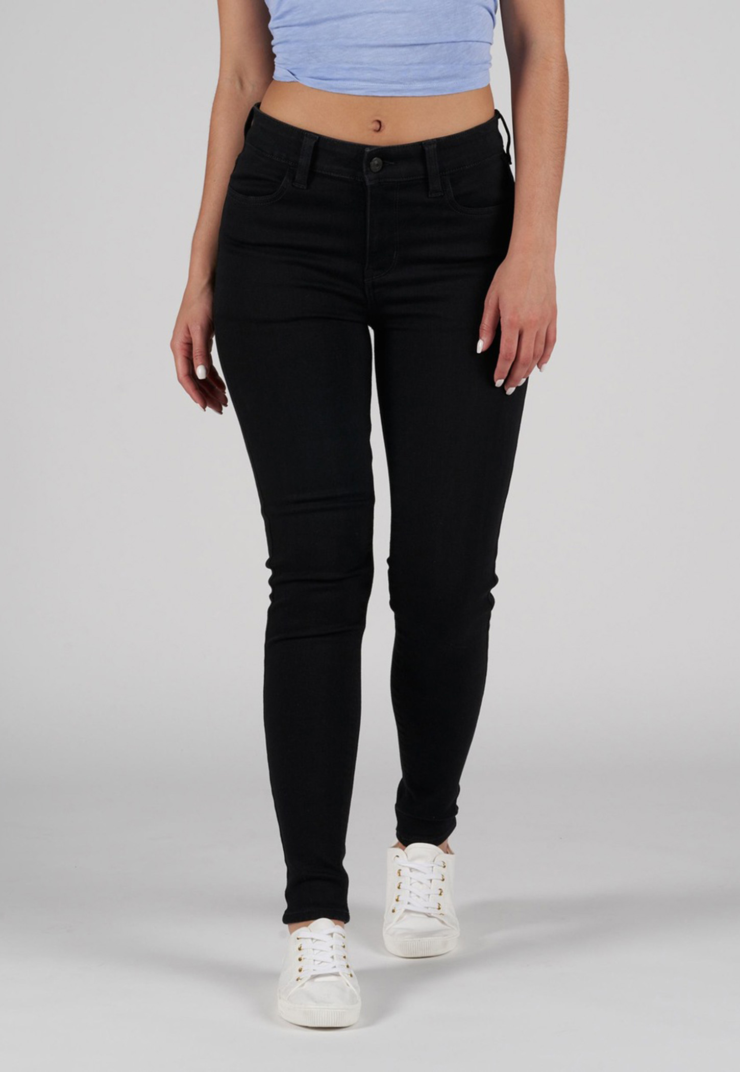 AMERICAN EAGLE Solid Skinny Fit Jeans-picture-35