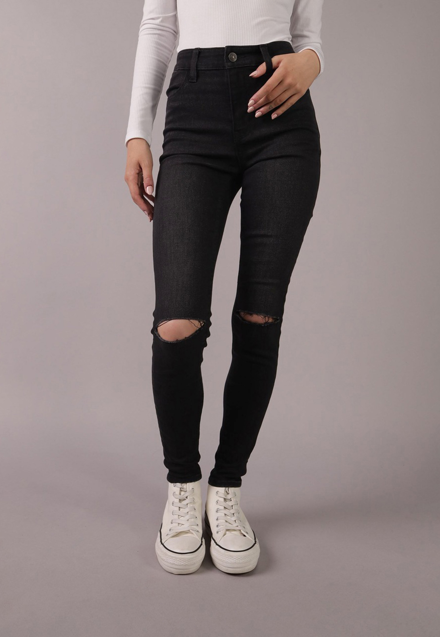 AMERICAN EAGLE Distressed Skinny Fit Jeans-picture-50