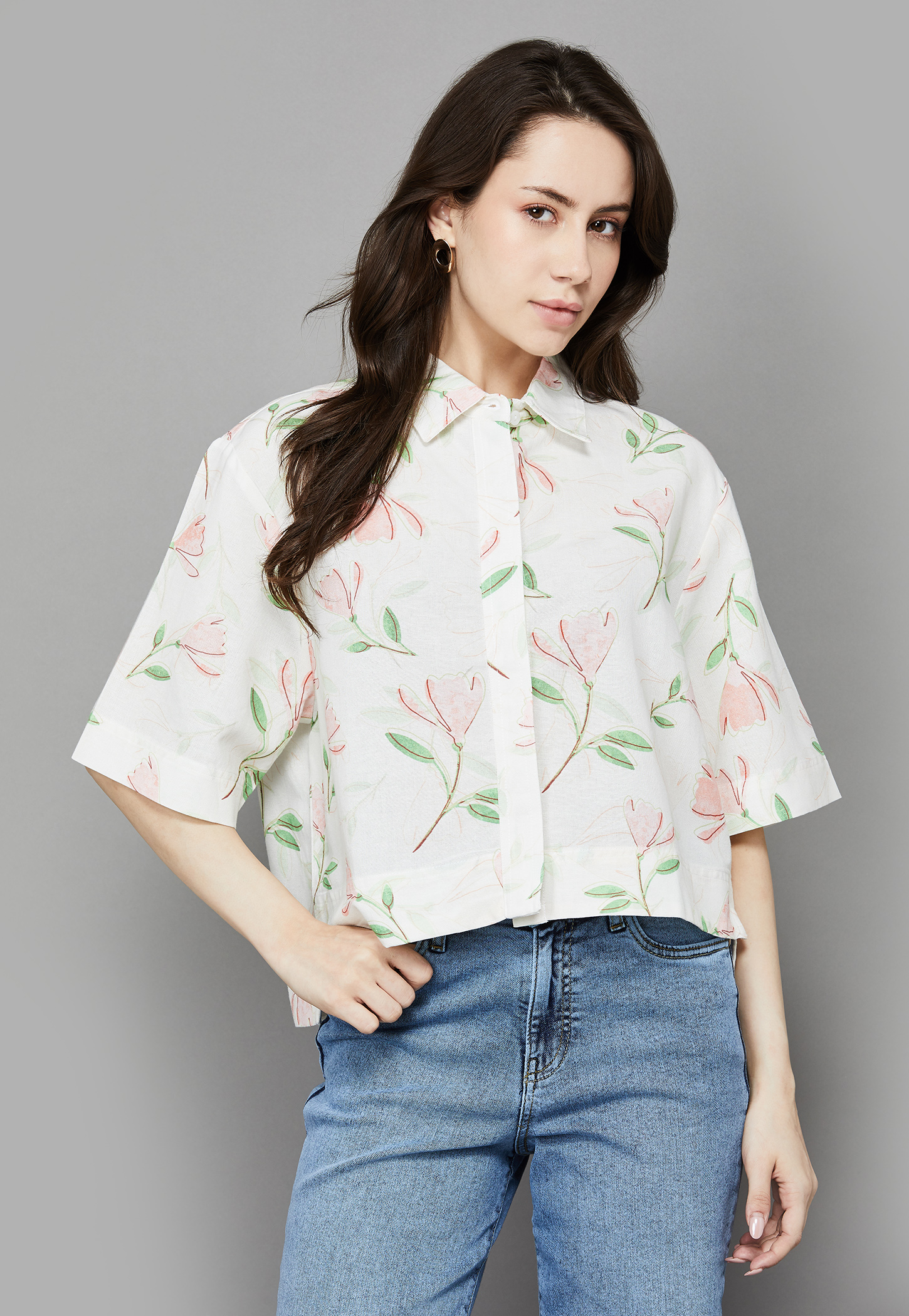 AND Floral Print Shirt-picture-41