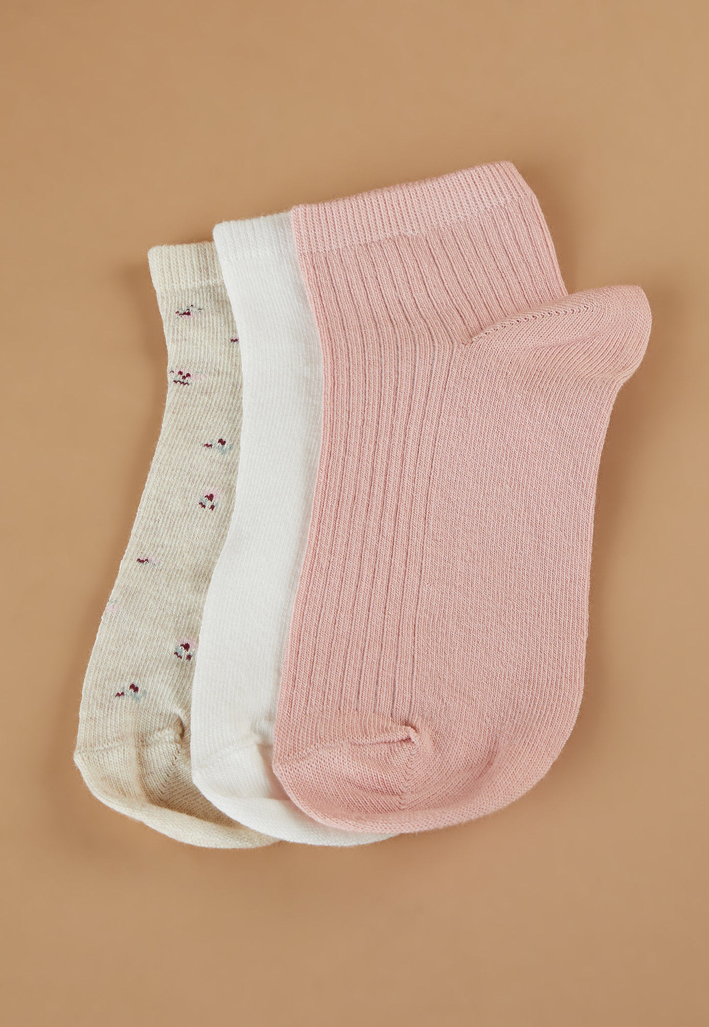 GINGER Assorted Ankle Length Socks - Pack of 3-picture-16