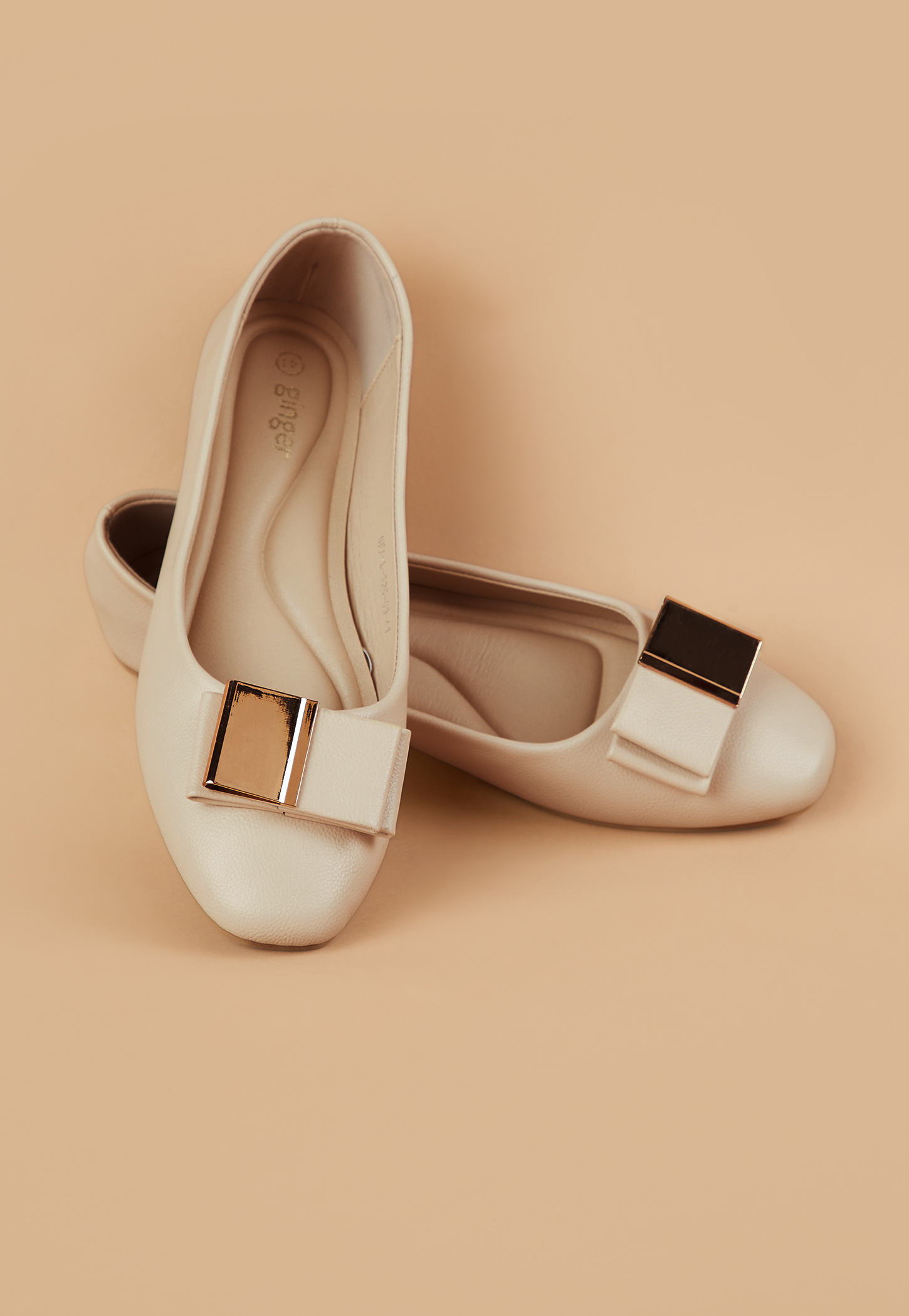 GINGER Solid Ballerinas-picture-29