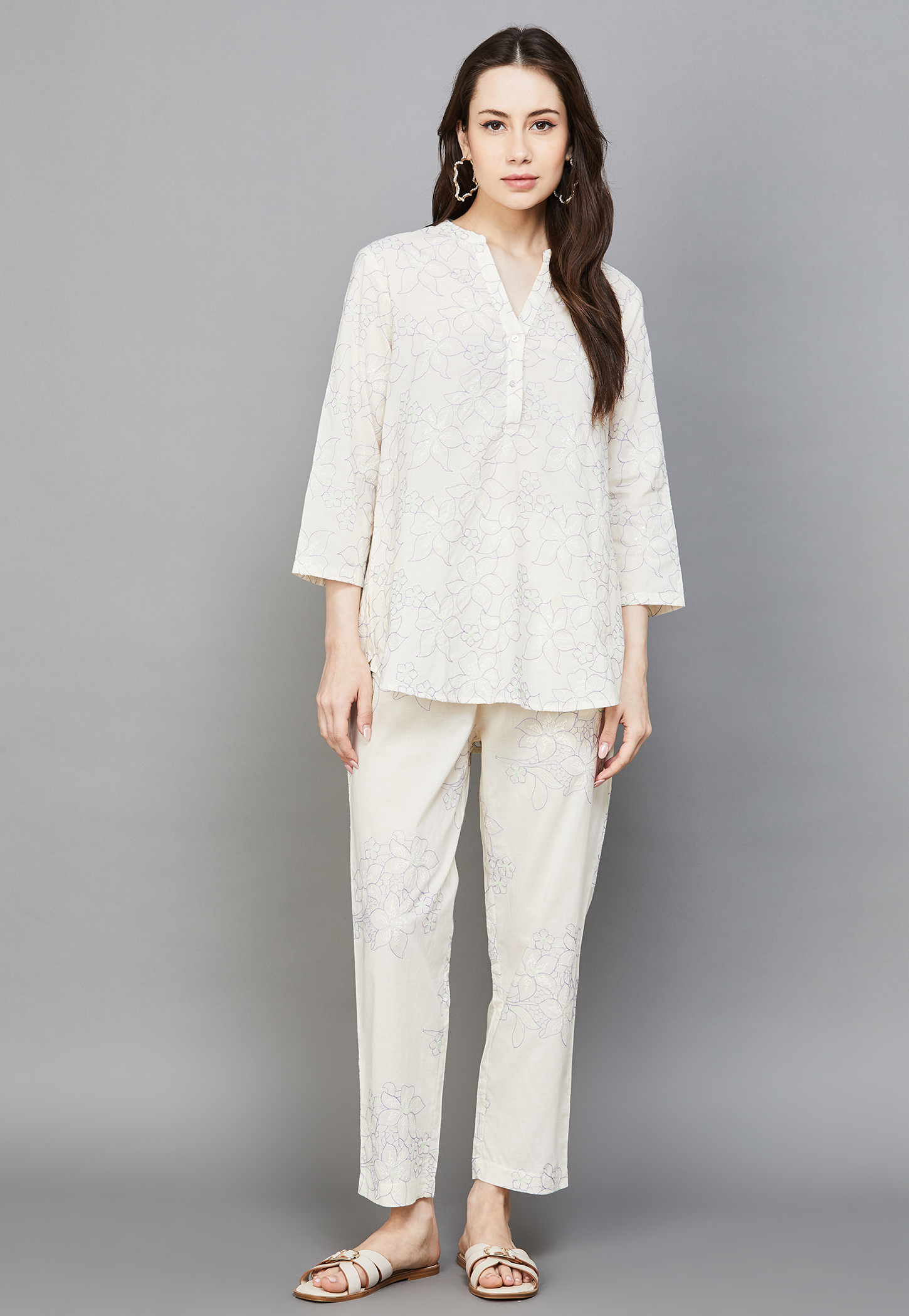 W Embroidered Kurta Set-picture-50