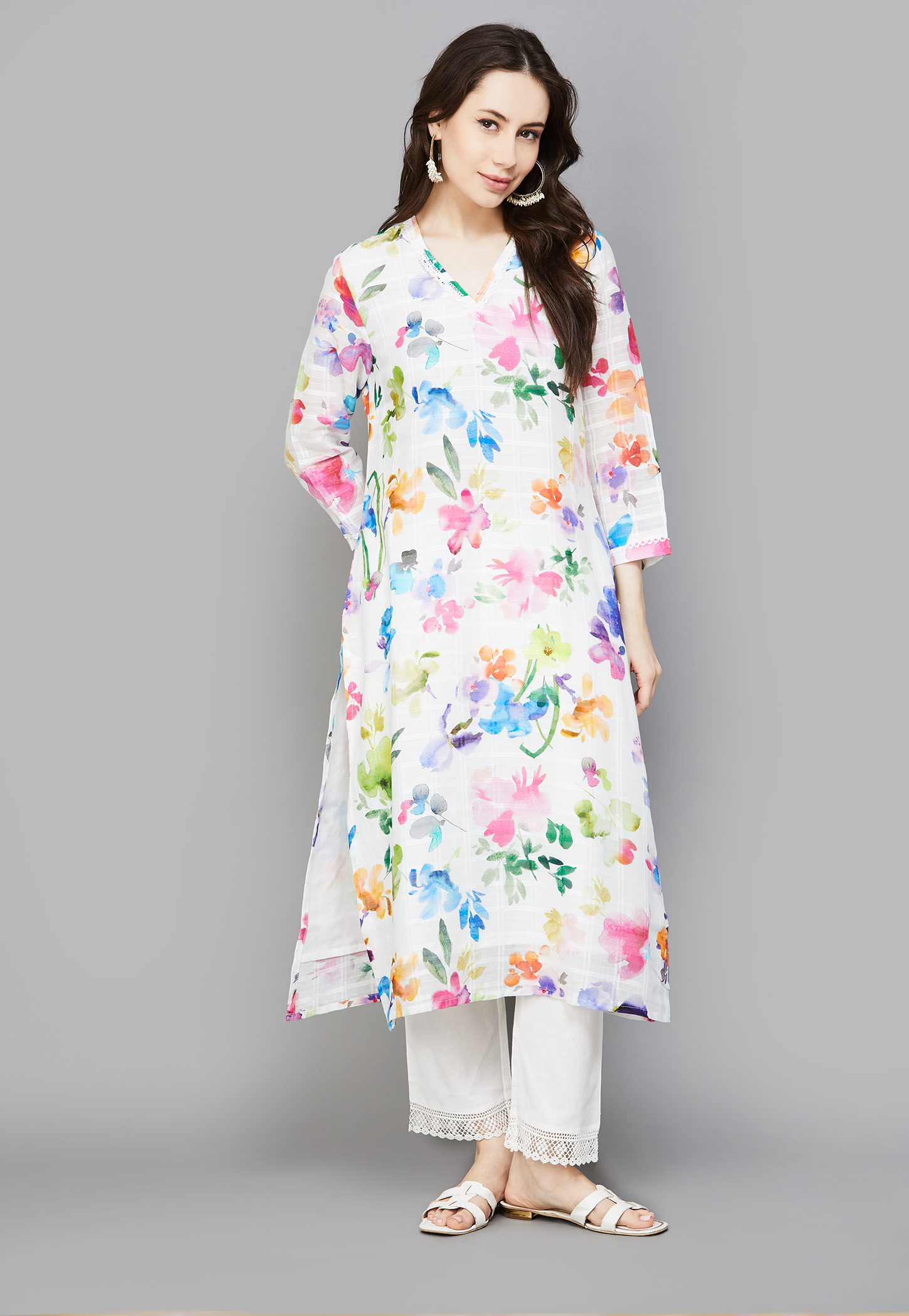 W Floral Print Straight Kurta-picture-40