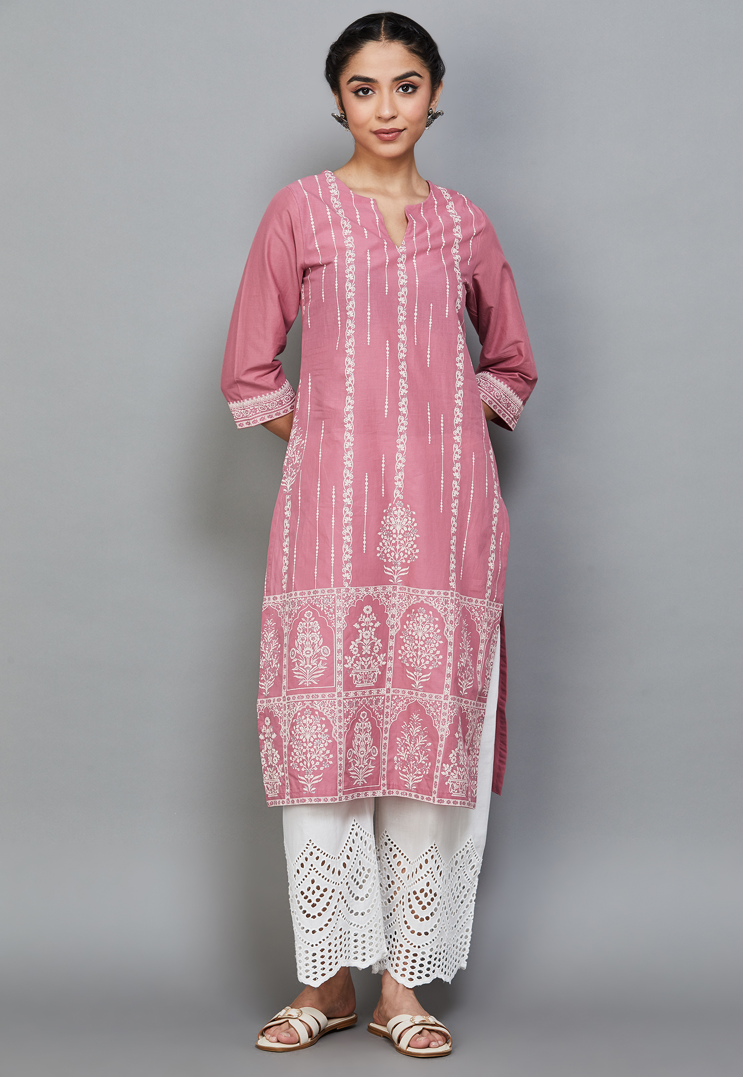 BIBA Printed Straight Kurta-image-44