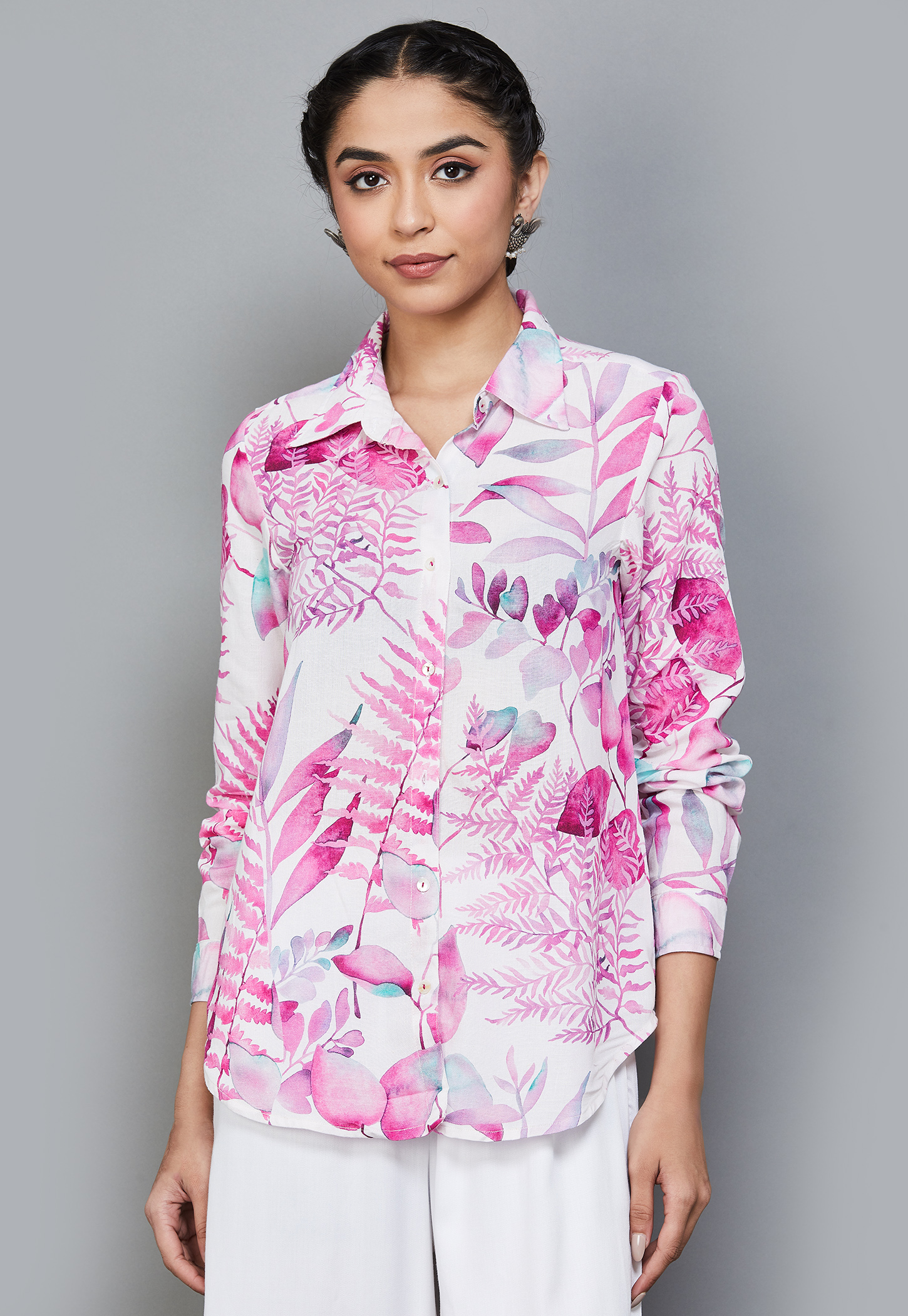 BIBA Floral Print Shirt-picture-51