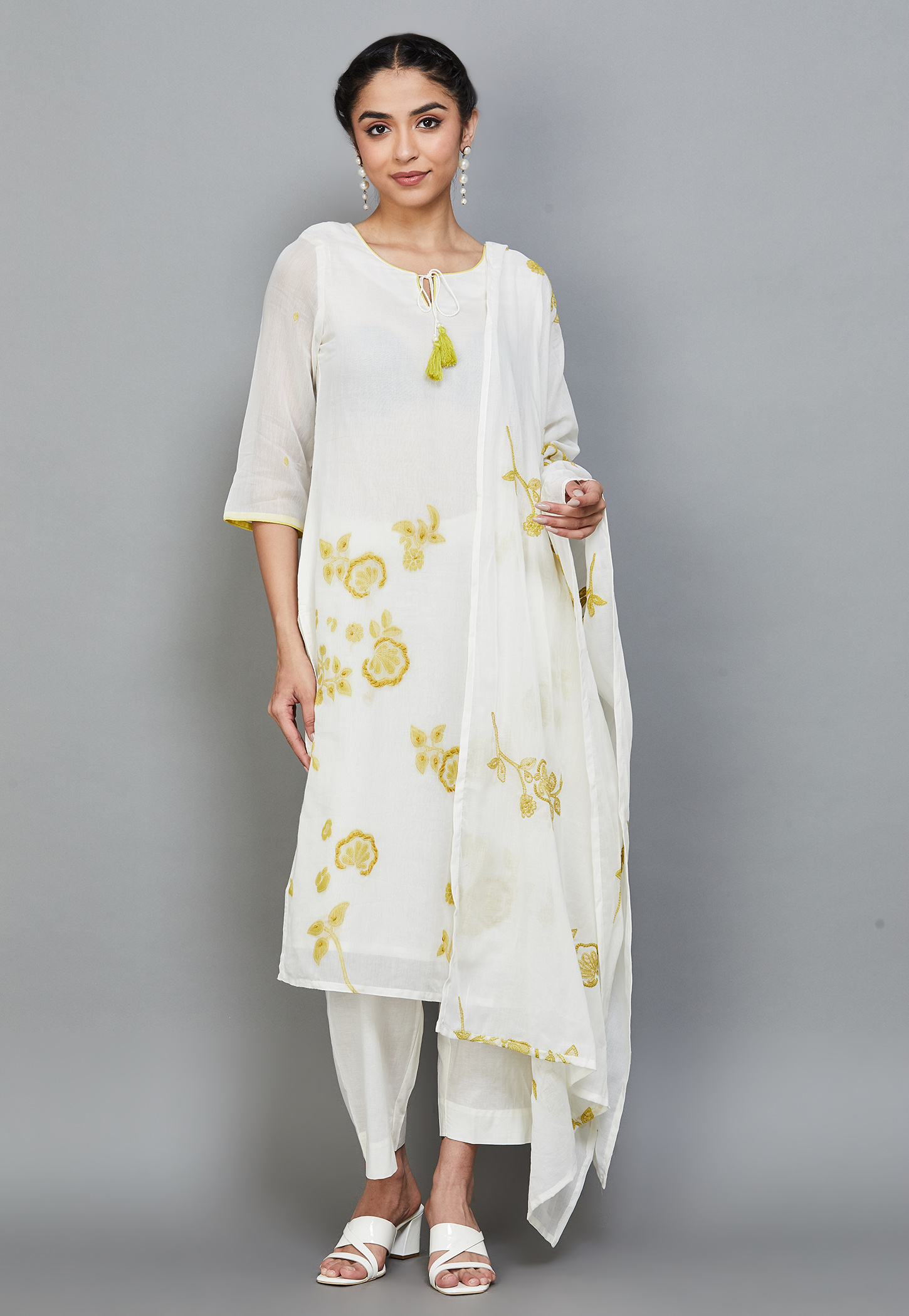 BIBA Embroidered Straight Kurta Set-picture-23