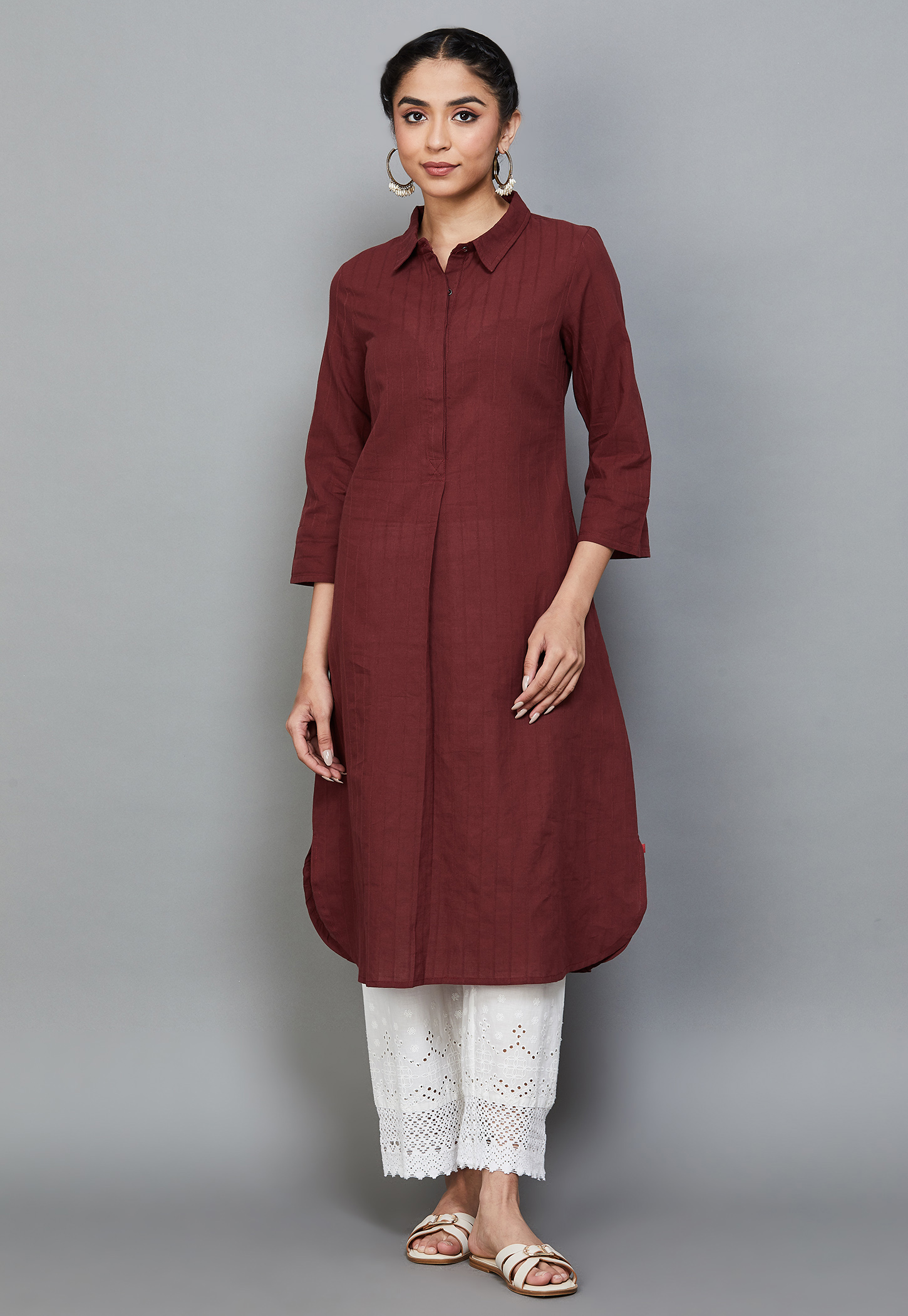 W Striped Straight Kurta-picture-18