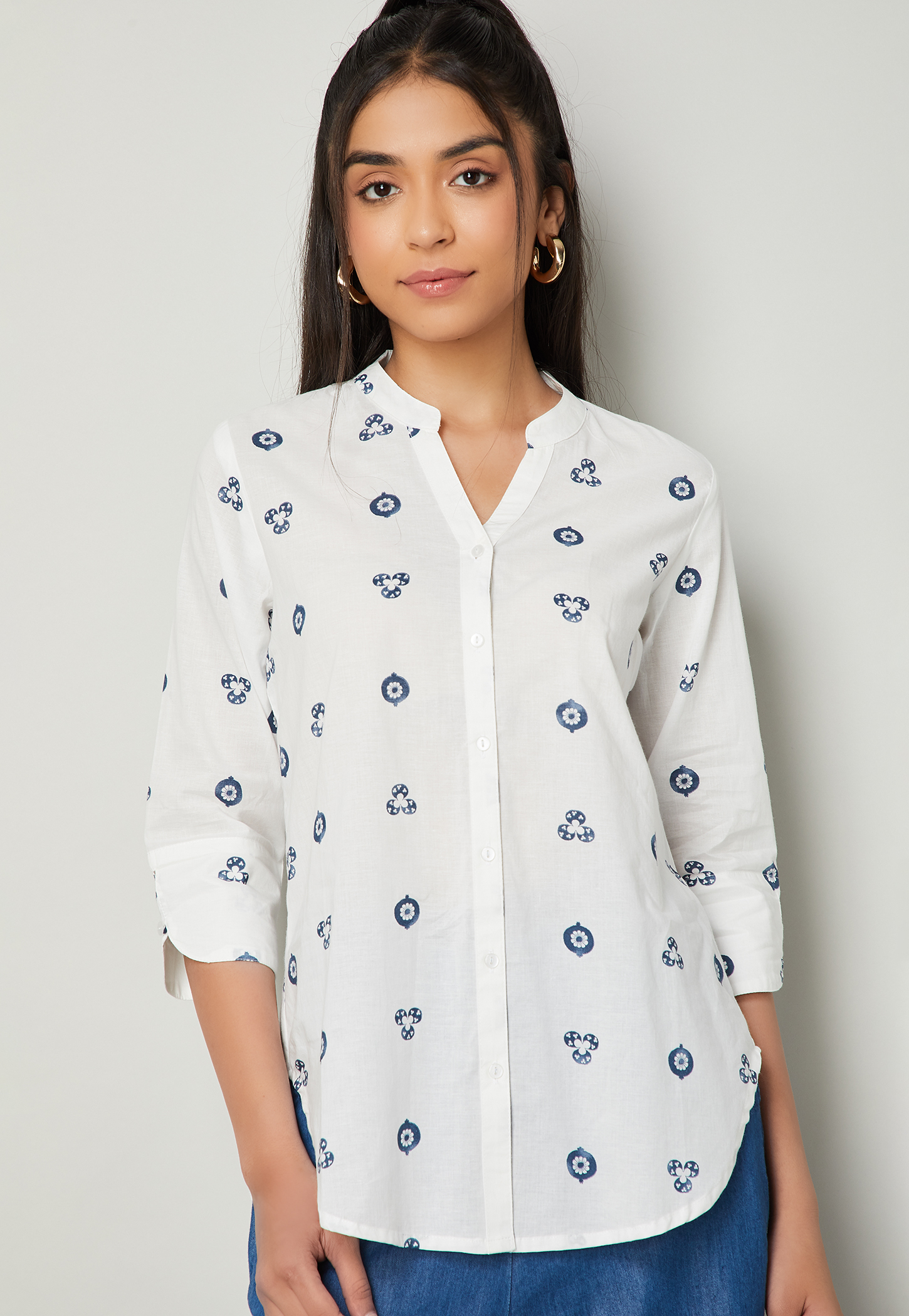 COLOUR ME Floral Print Top-picture-37