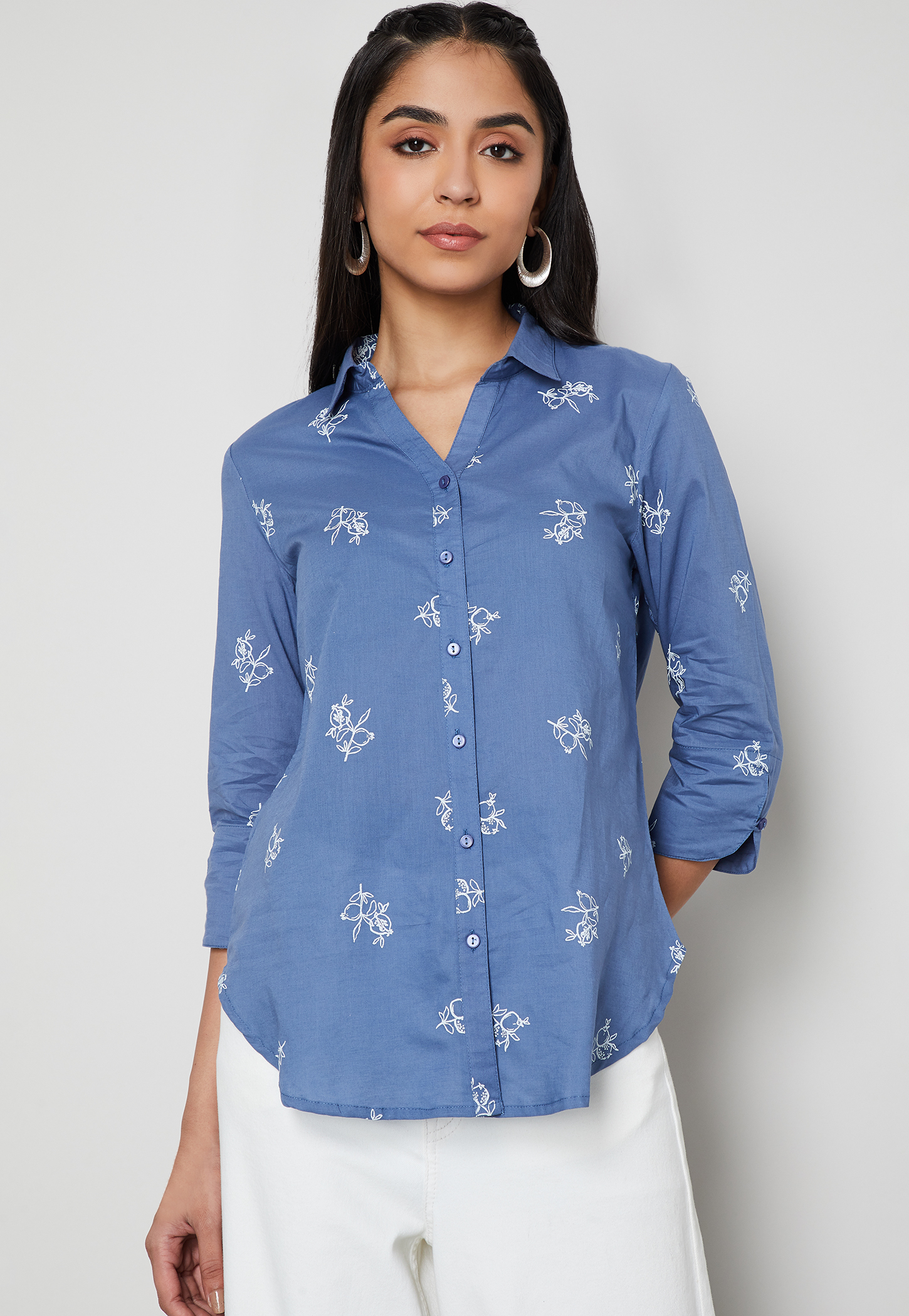 COLOUR ME BY MELANGE Floral Embroidered Top-picture-17