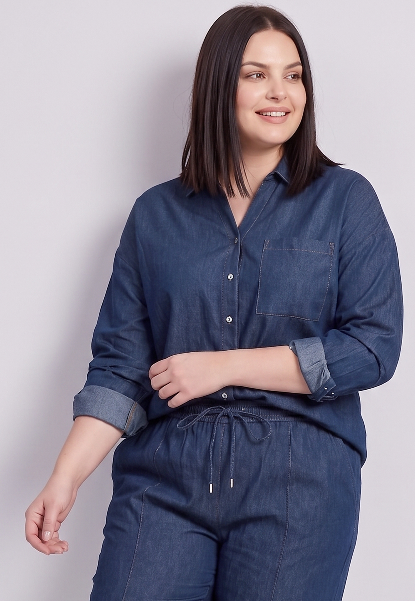 NEXUS Solid Denim Shirt-image-17