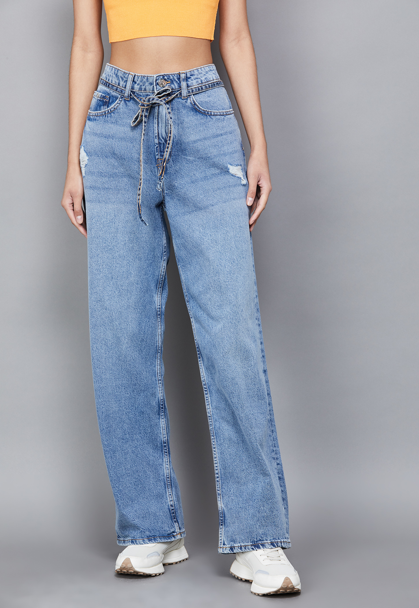 ONLY Washed Wide Leg Jeans-picture-34