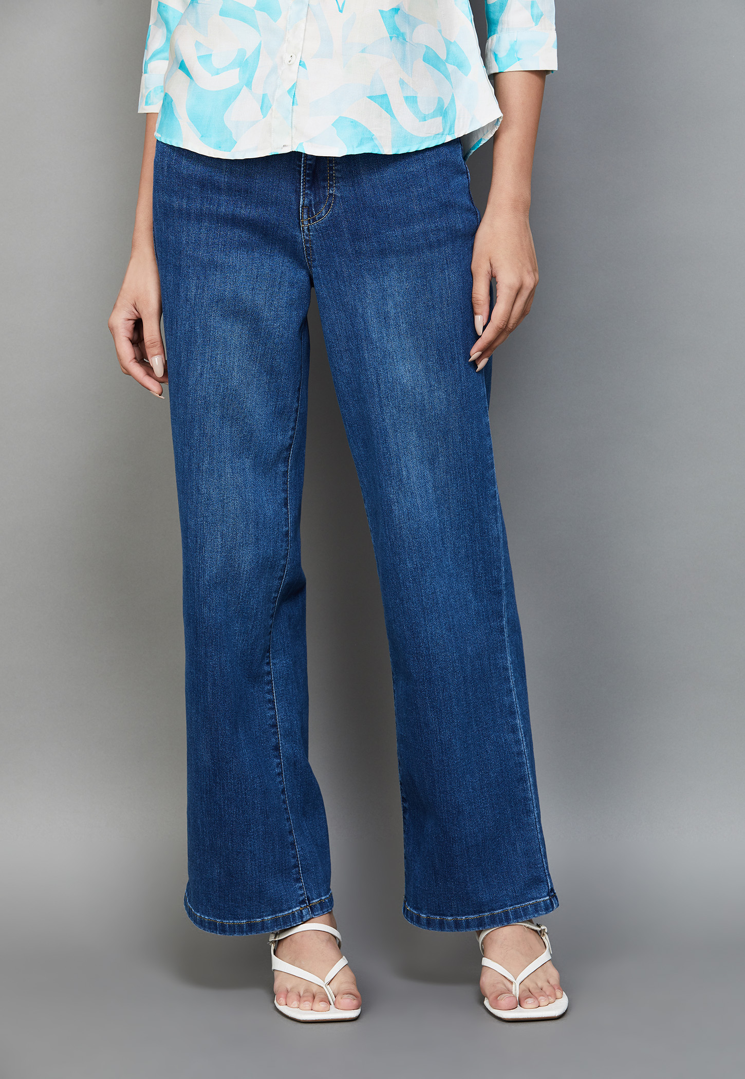KRAUS Solid Straight Fit Jeans-picture-24