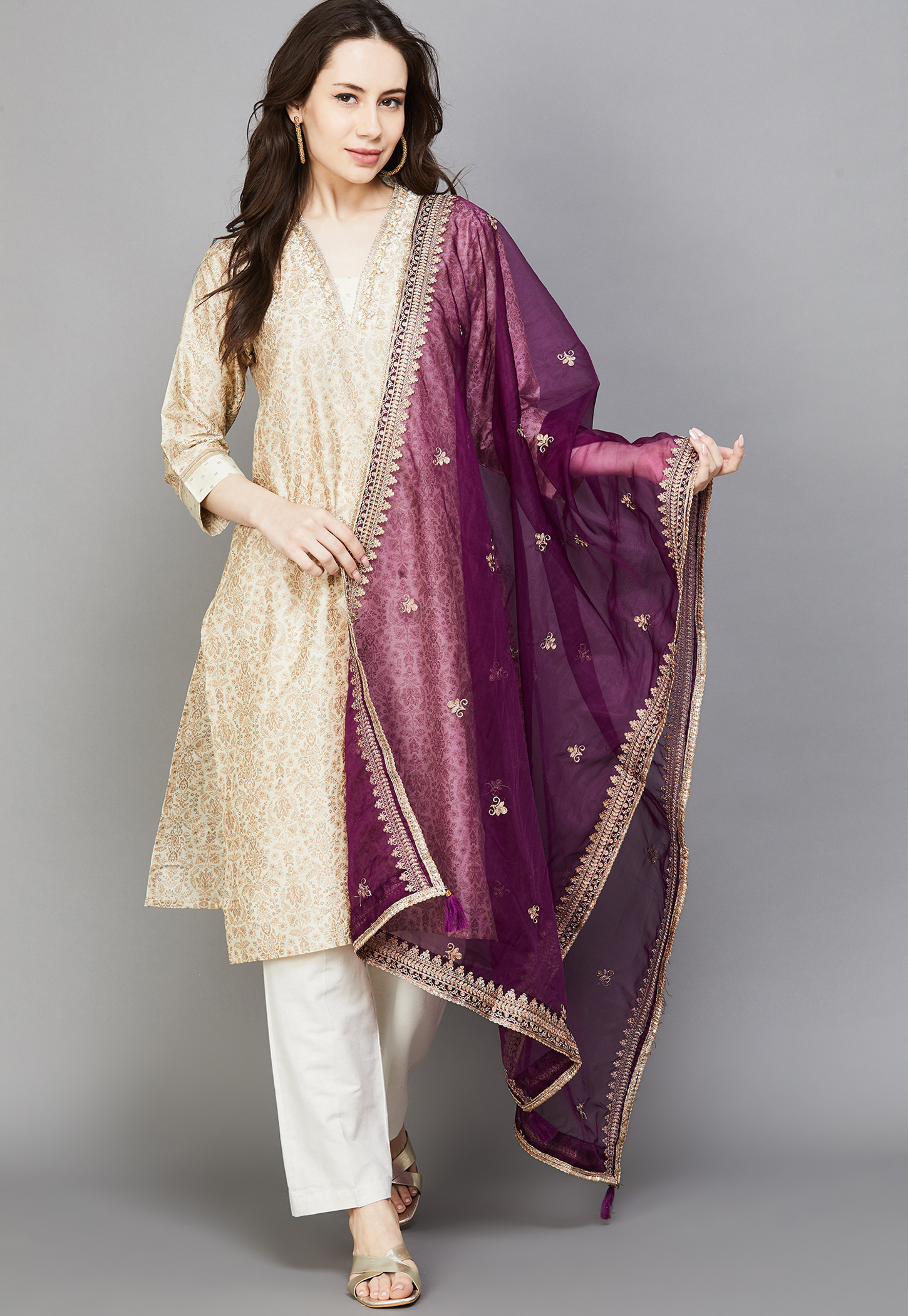 SPAN Embroidered Dupatta-image-27