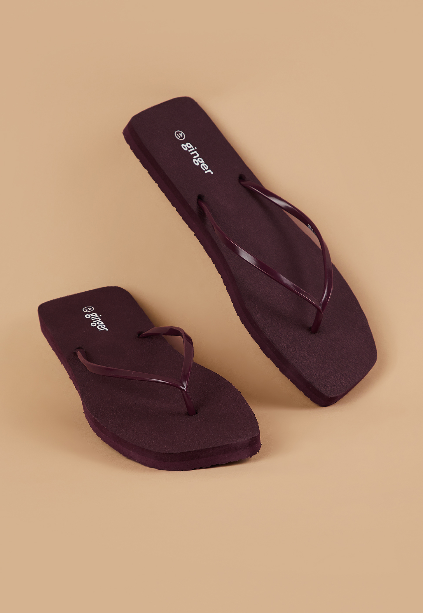 GINGER Solid Flip Flops-picture-42