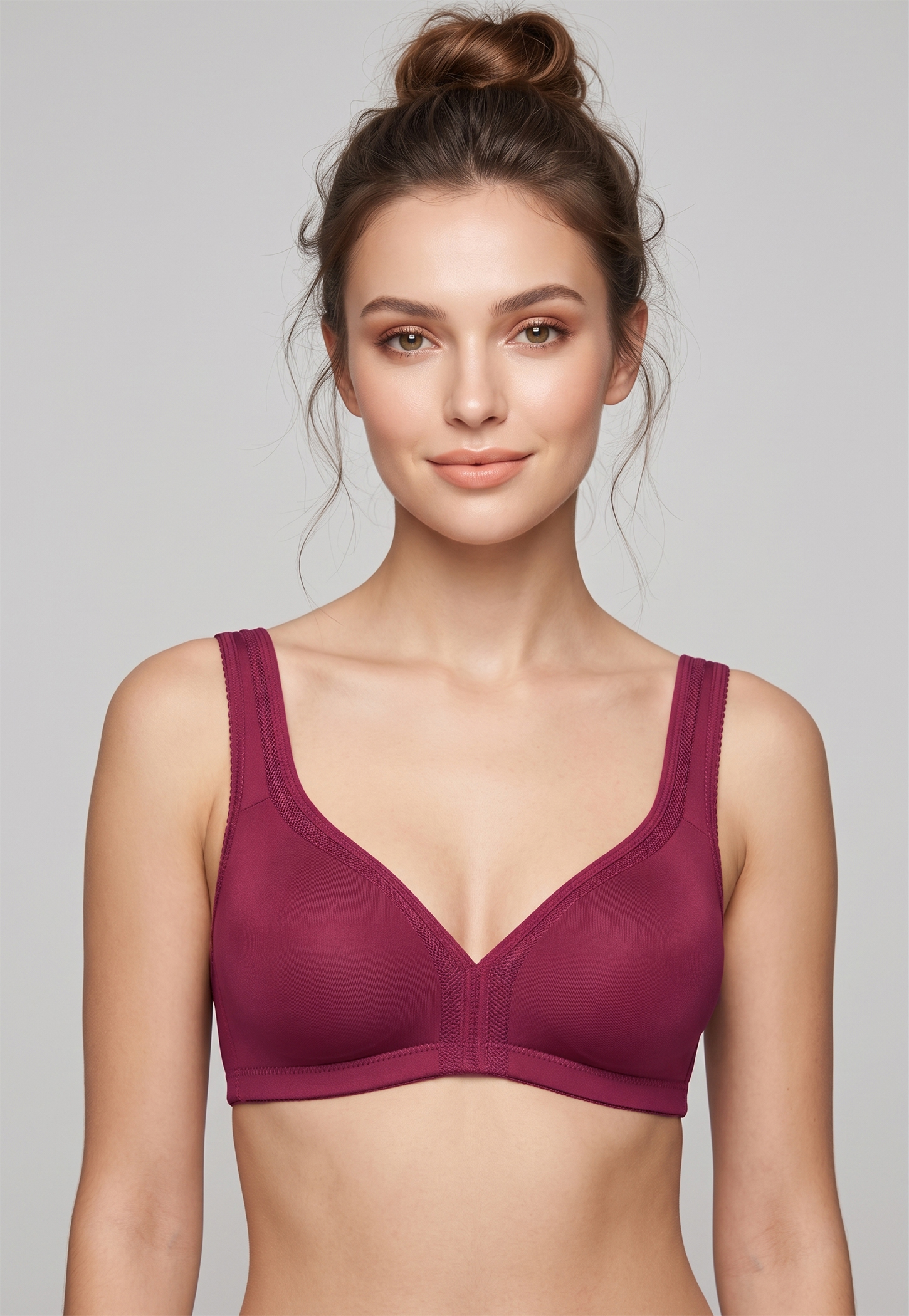 JOCKEY Soft Wonder Padded Non-Wired Seamed Bra