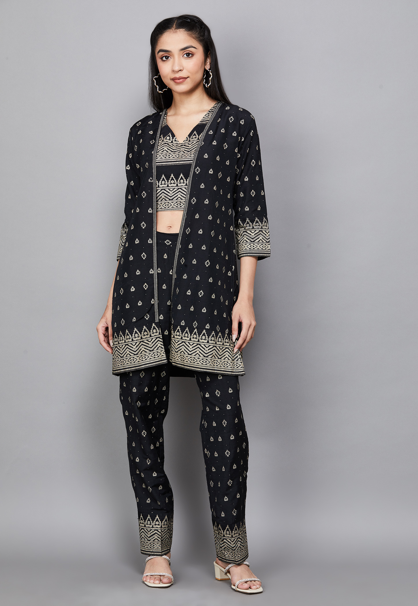 SPAN Ethnic Motif Kurti Set-picture-30