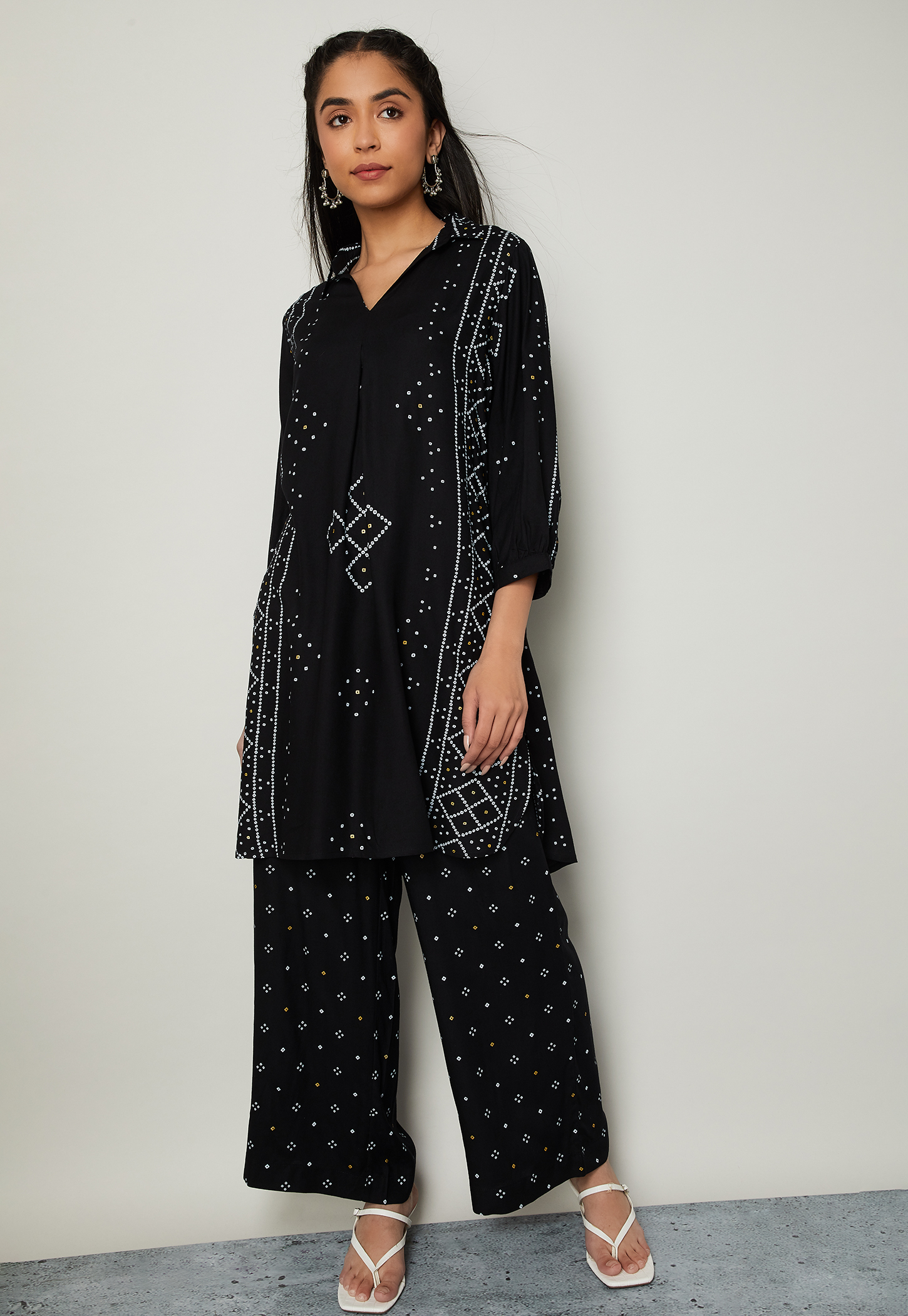MELANGE Ethnic Motif Straight Kurta Set-picture-43