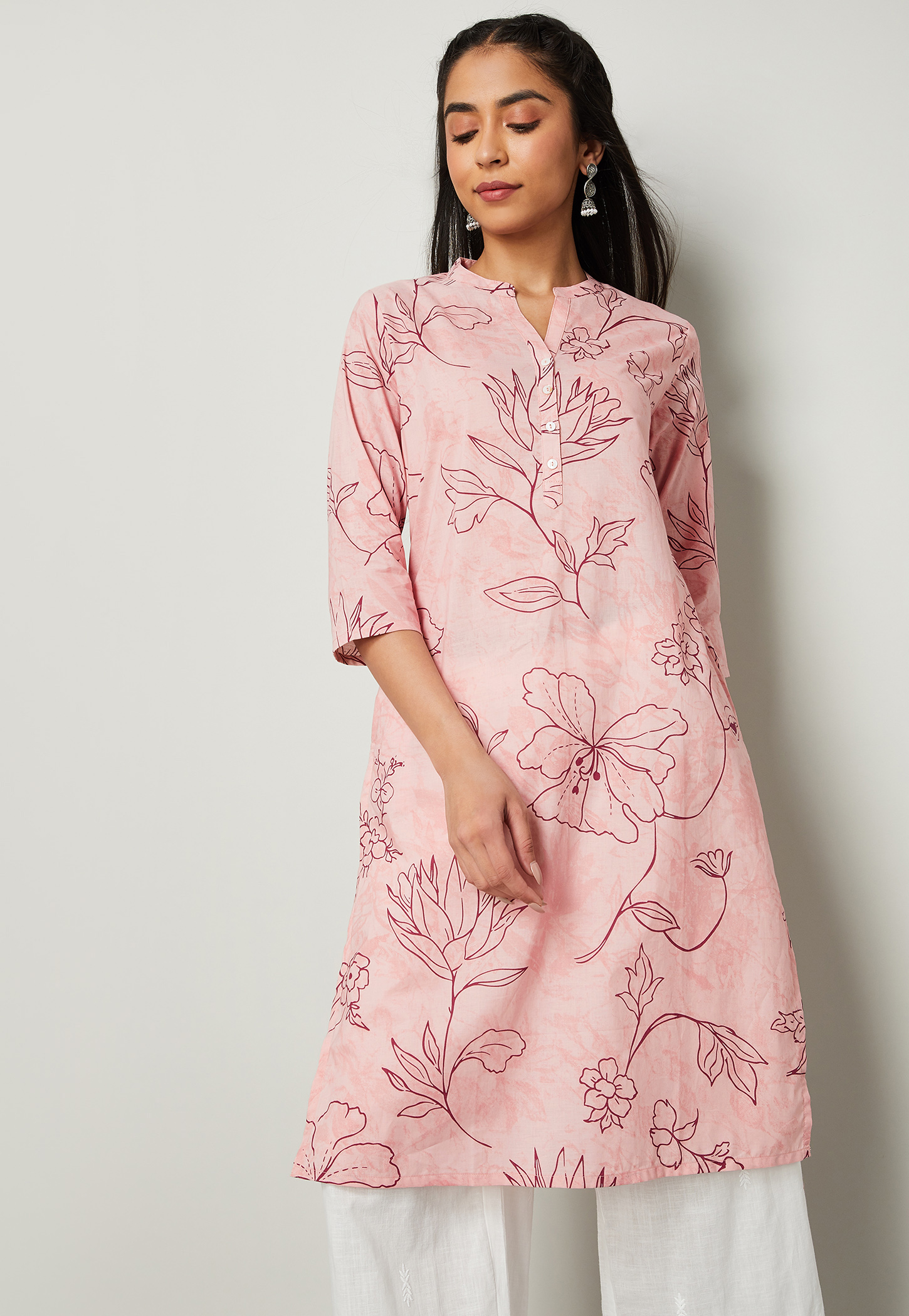 MELANGE Printed Straight Kurta-picture-26