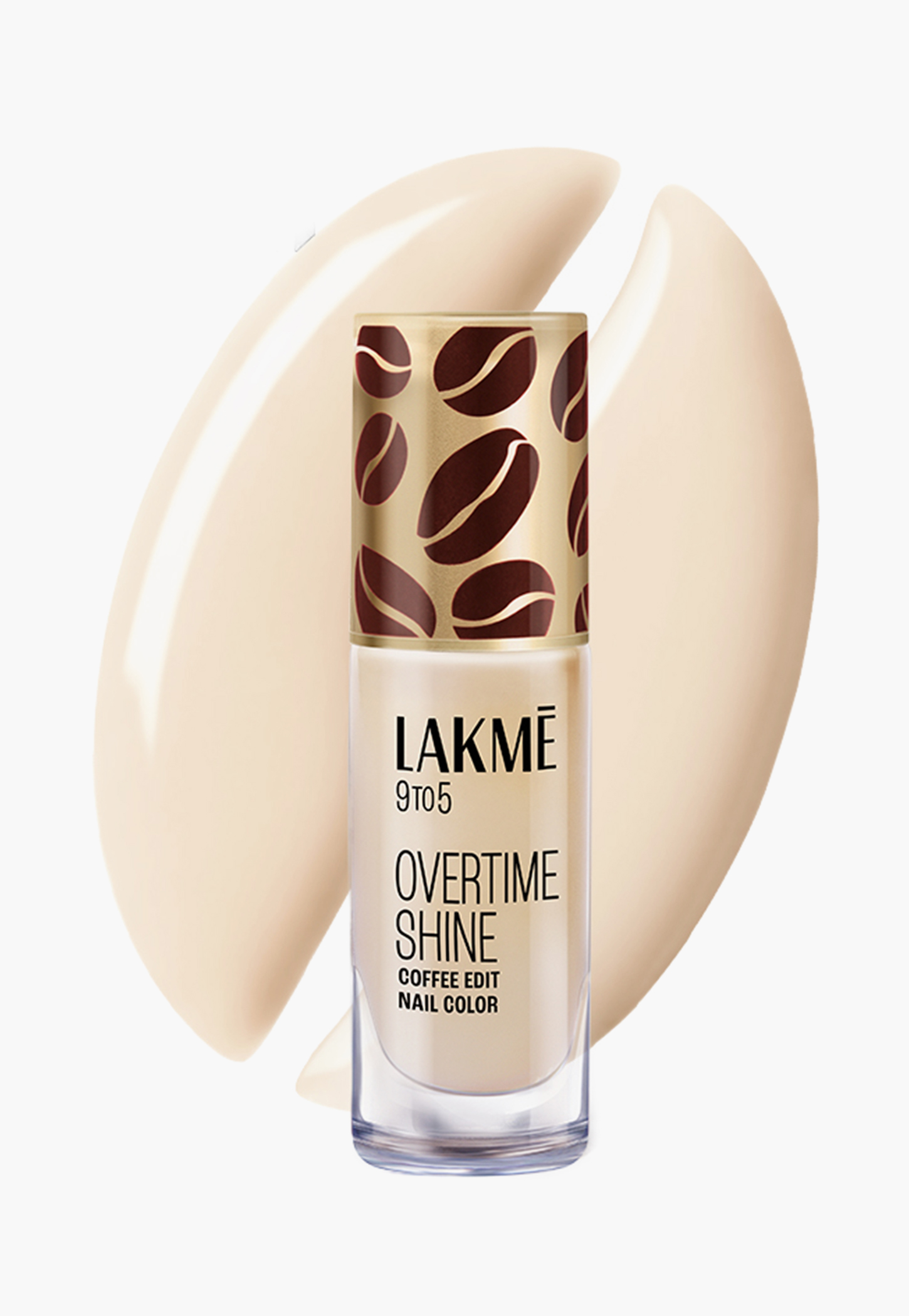 LAKME 9to5 Overtime Shine Coffee Edit Nail Colour - Vanilla Bean Latte - 6ml-image-24