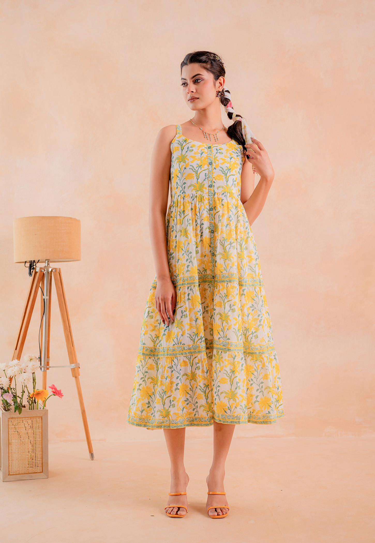 JUNIPER Floral Print A-line Dress-picture-32