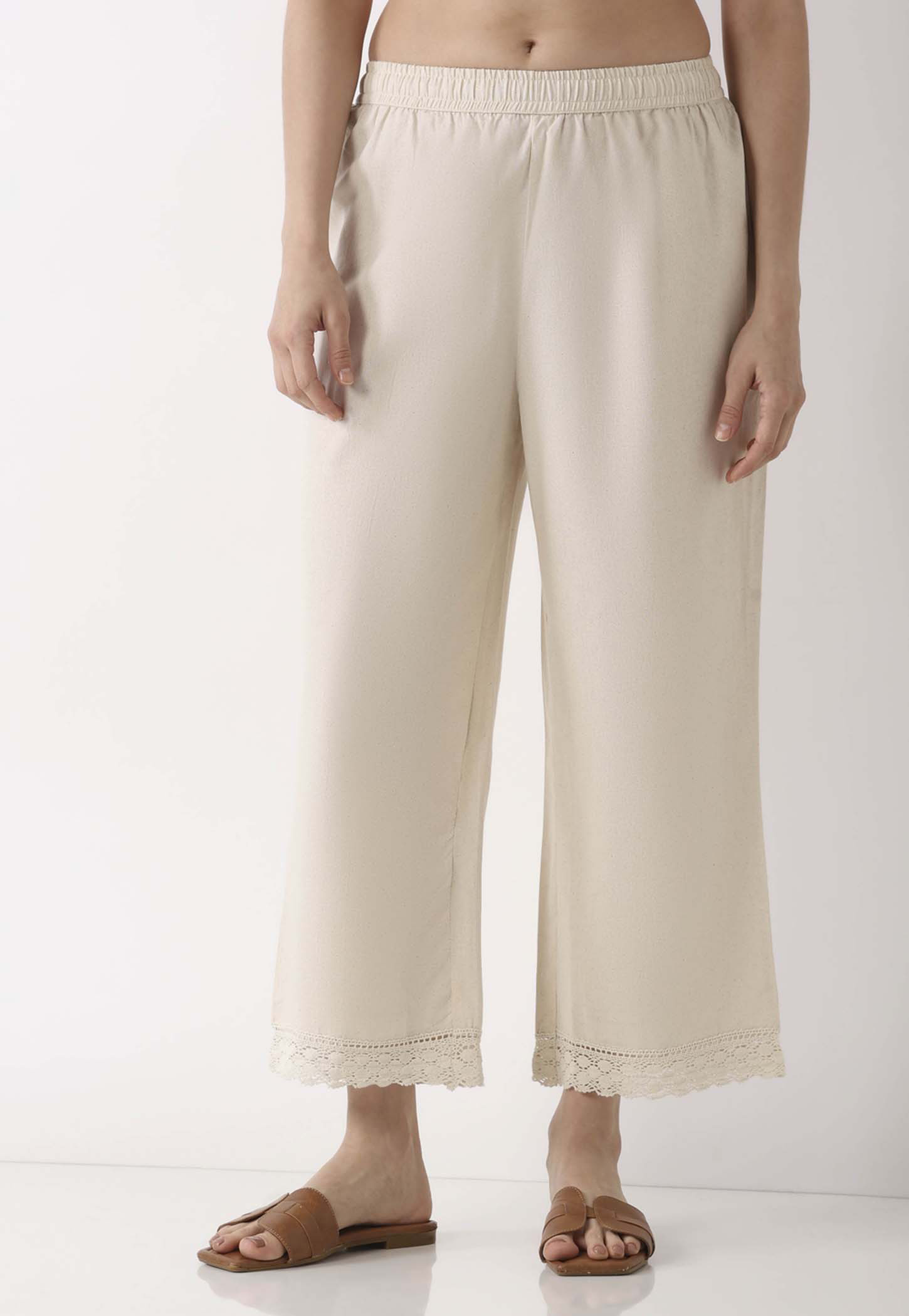 BIBA Solid Palazzos-picture-55