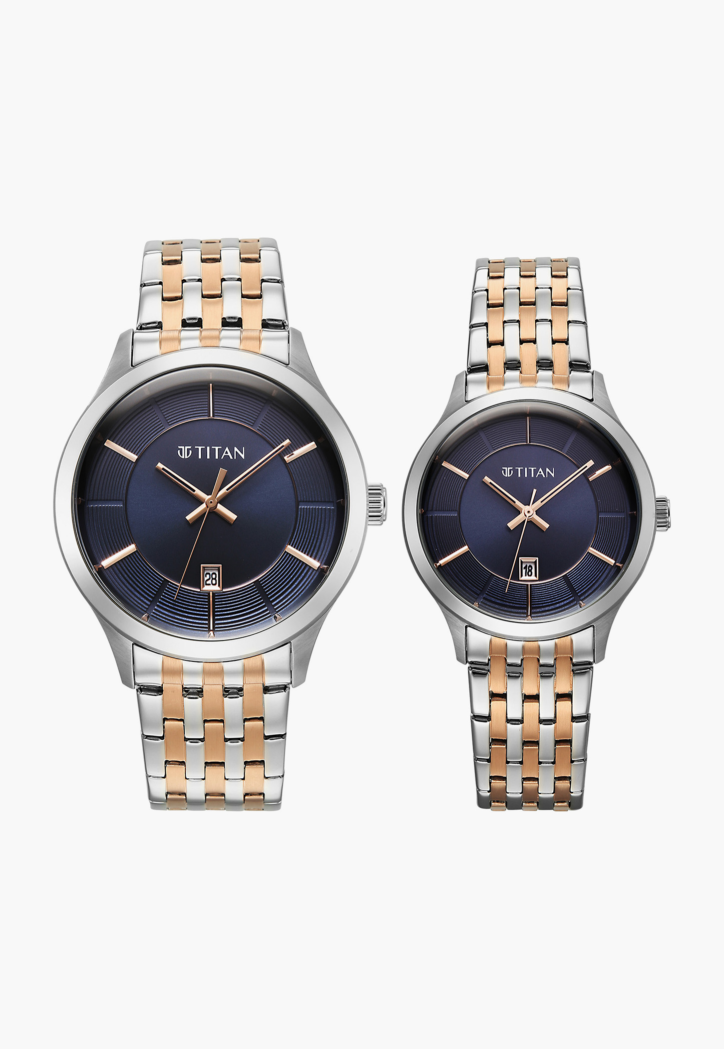 TITAN Modern Bandhan VIII Couple Analog Watch Set - 9401494214KM01-image-17