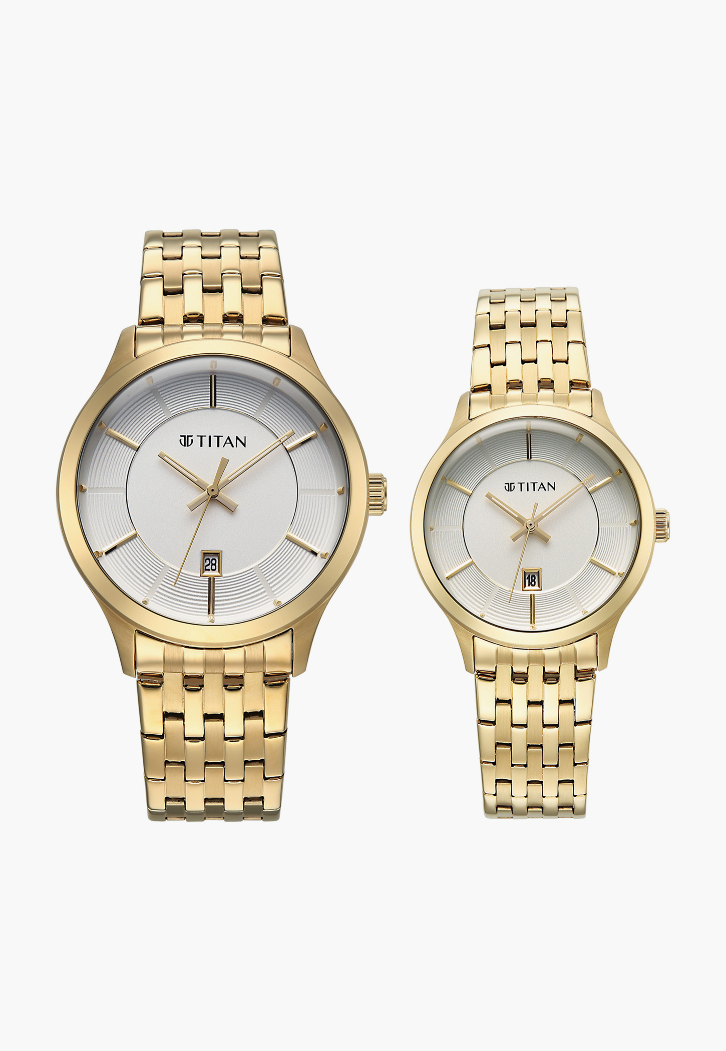 TITAN Modern Bandhan VIII Couple Analog Watch Set - 9401494214YM01-picture-48