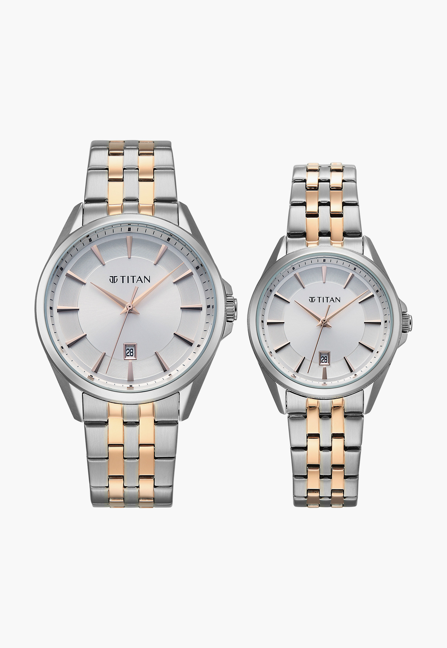 TITAN Modern Bandhan VIII Couple Analog Watch Set - 9401594215KM01-picture-49