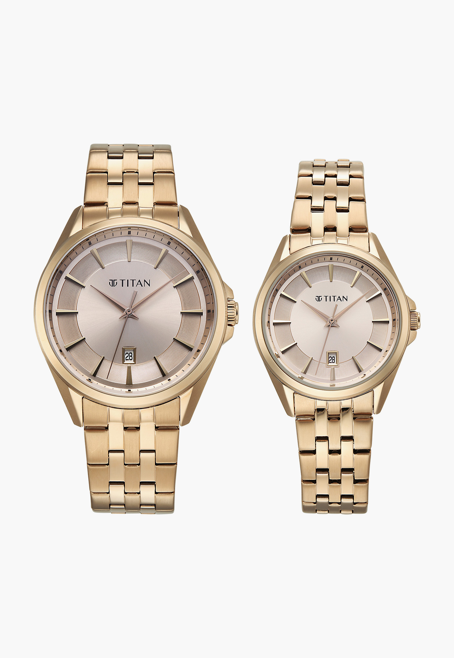 TITAN Modern Bandhan VIII Couple Analog Watch Set - 9401594215WM01-image-16