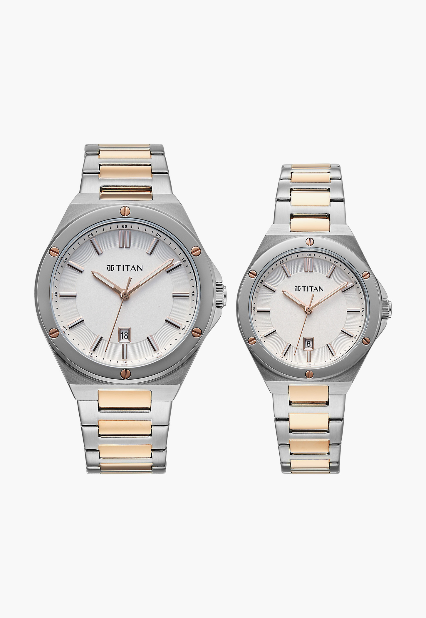 TITAN Modern Bandhan VIII Couple Analog Watch Set - 9401694216KM01-image-18