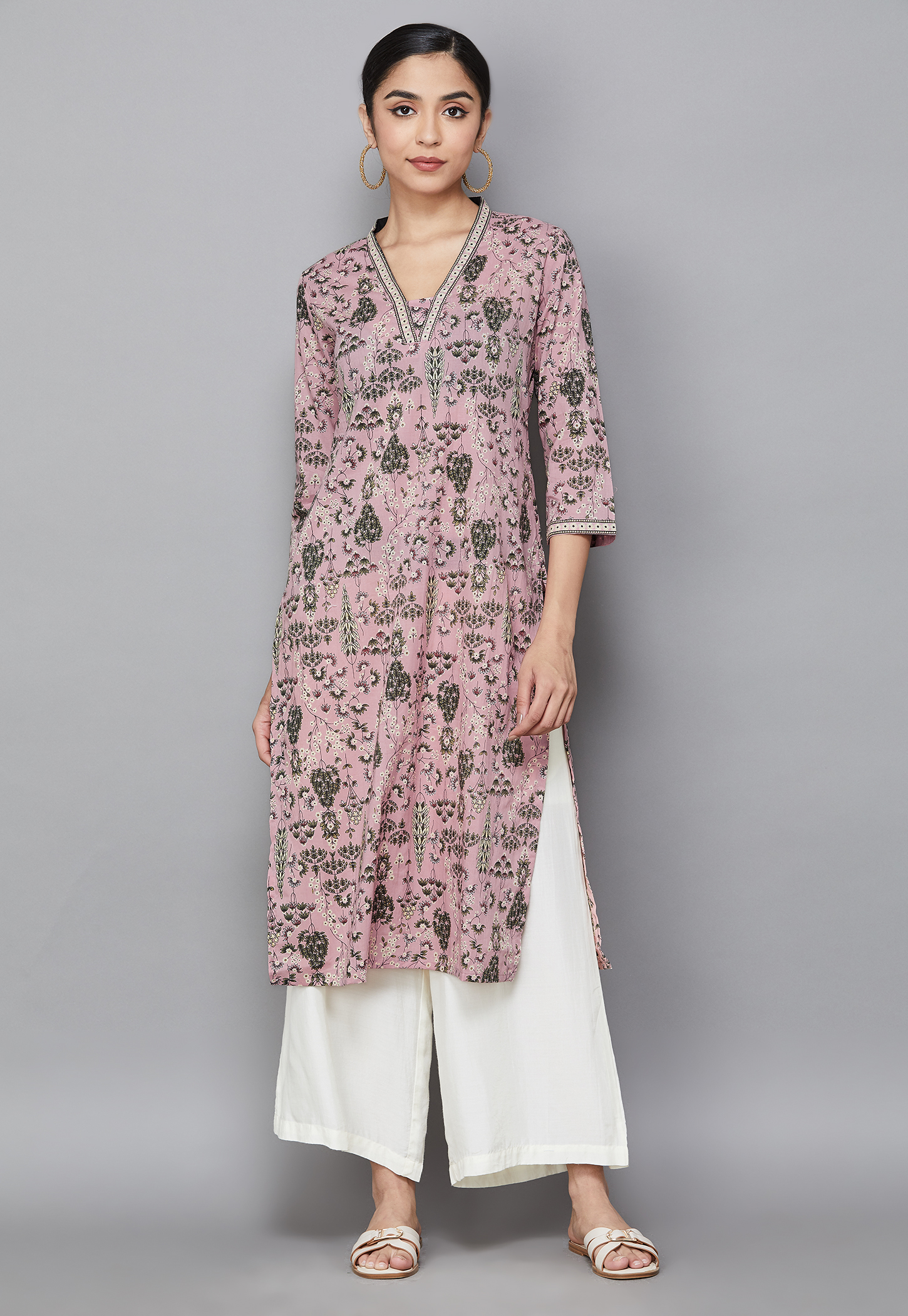 SPAN Ethnic Motif Straight Kurta-picture-11