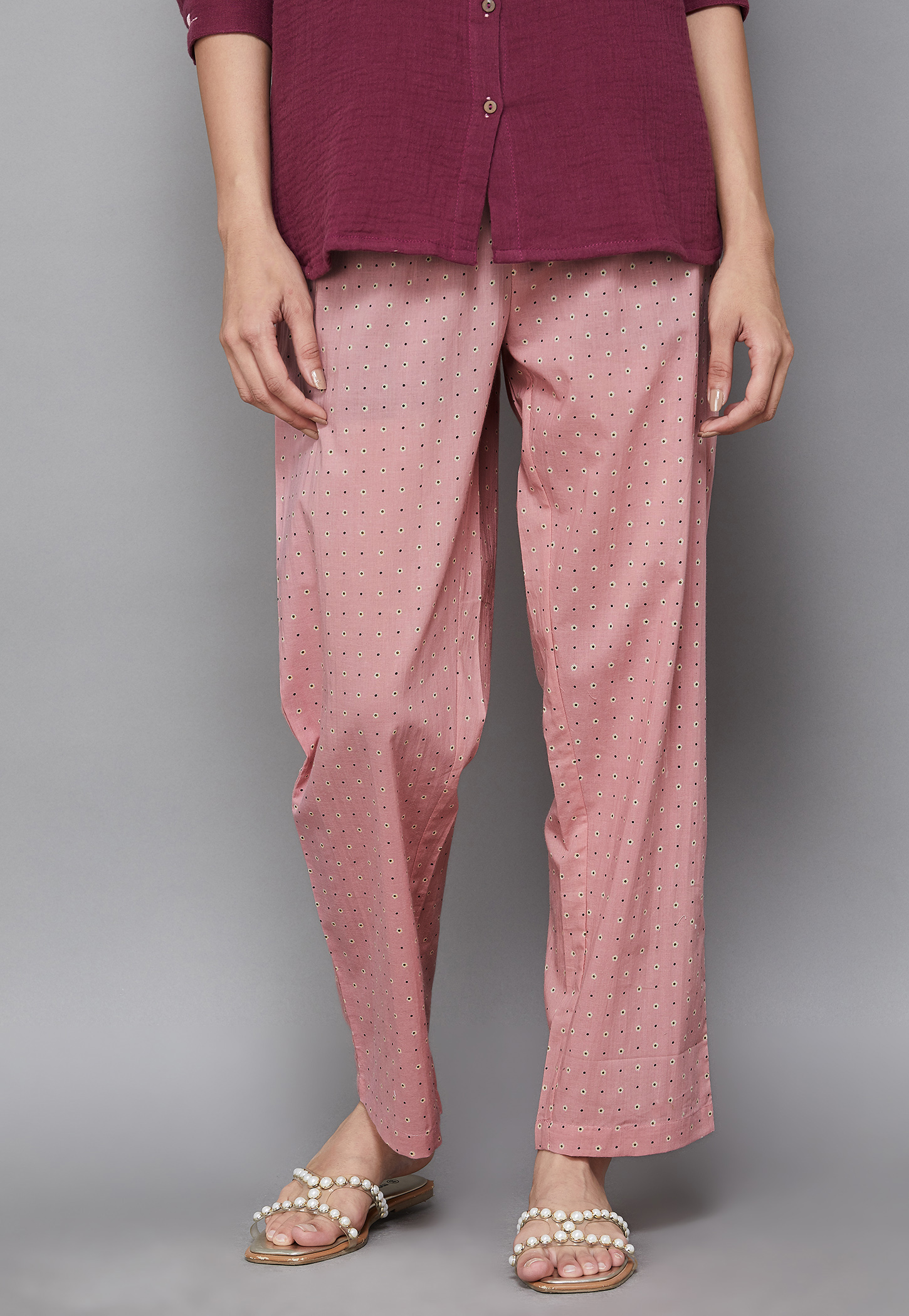 SPAN Printed Straight Pants-picture-32