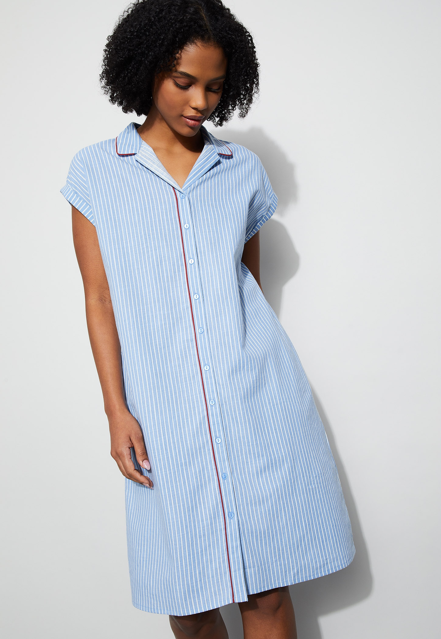 GINGER Striped Nightdress-picture-54