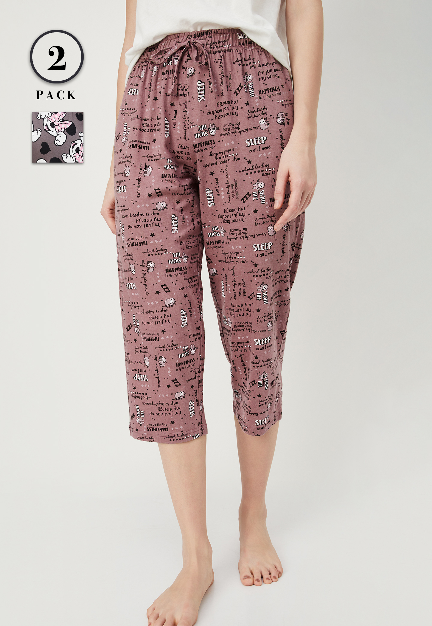 Women Printed Capri - Pack of 2-picture-42