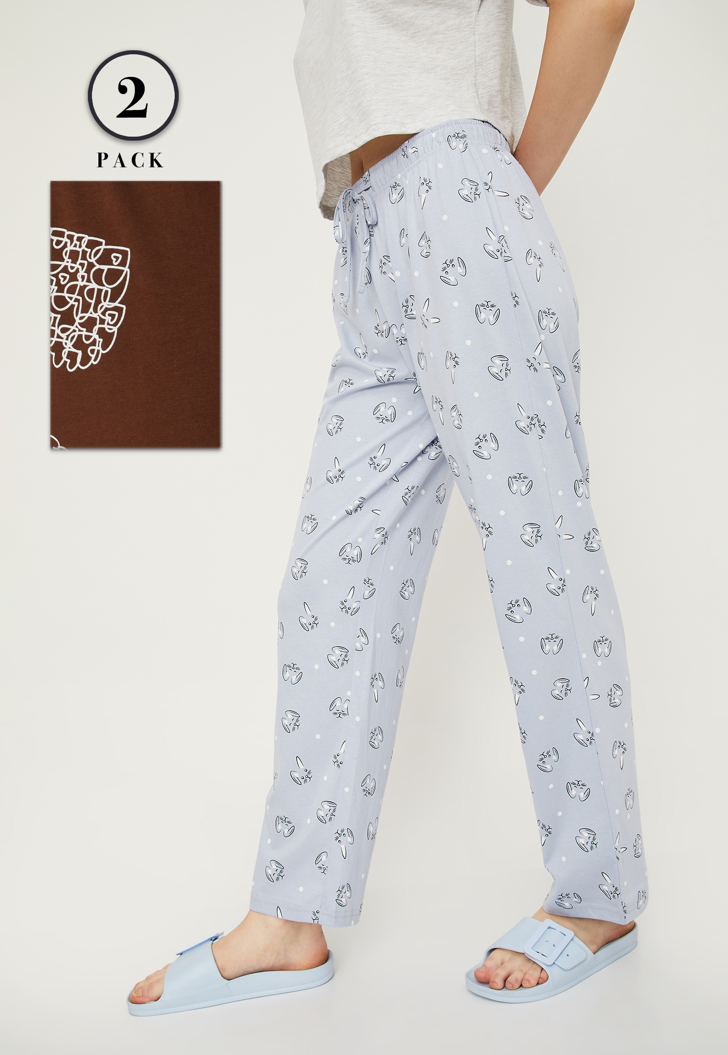 Women Printed PJ Sets - Pack of 2-picture-33