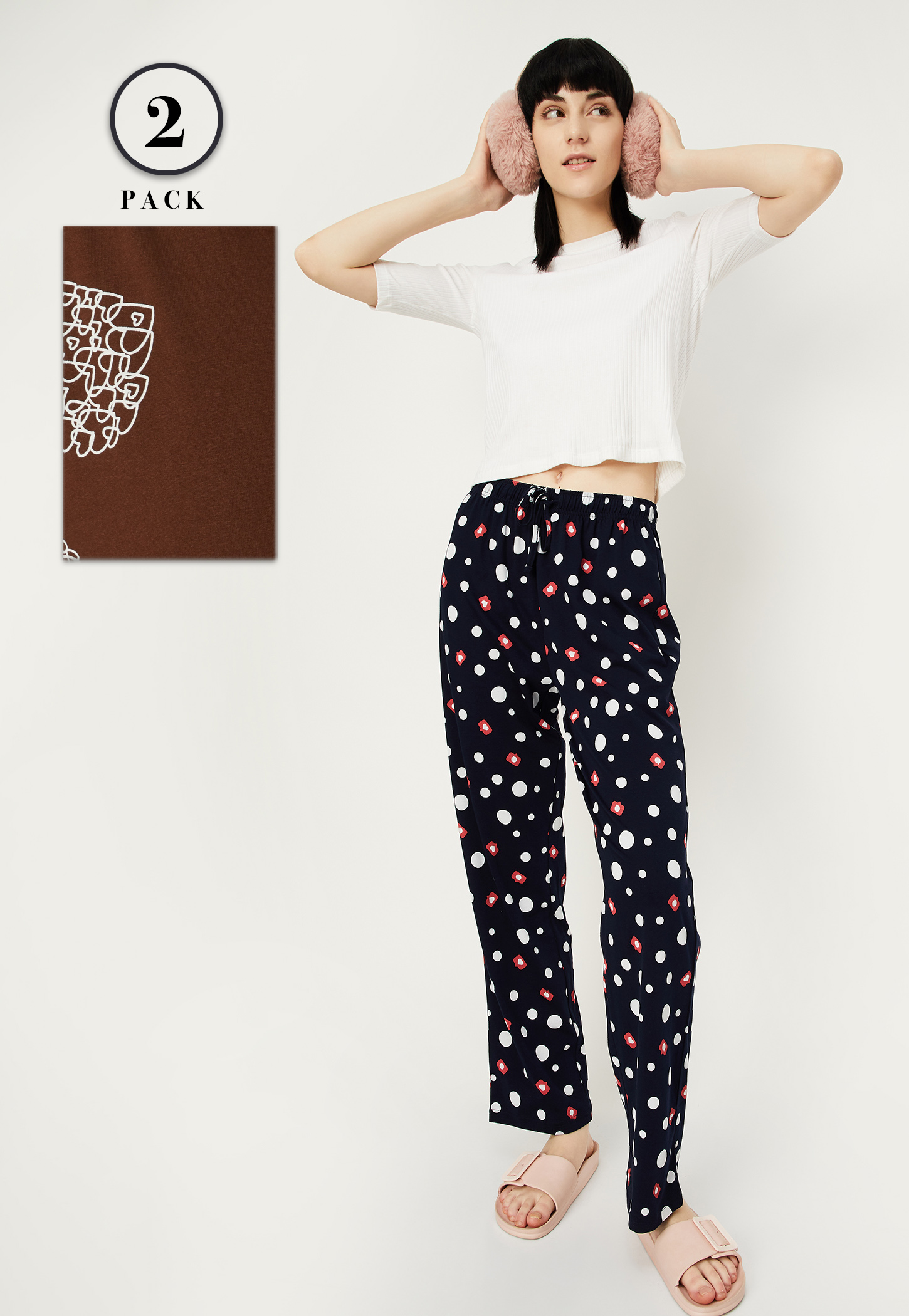 Women Printed Pyjamas - Pack of 2-picture-57