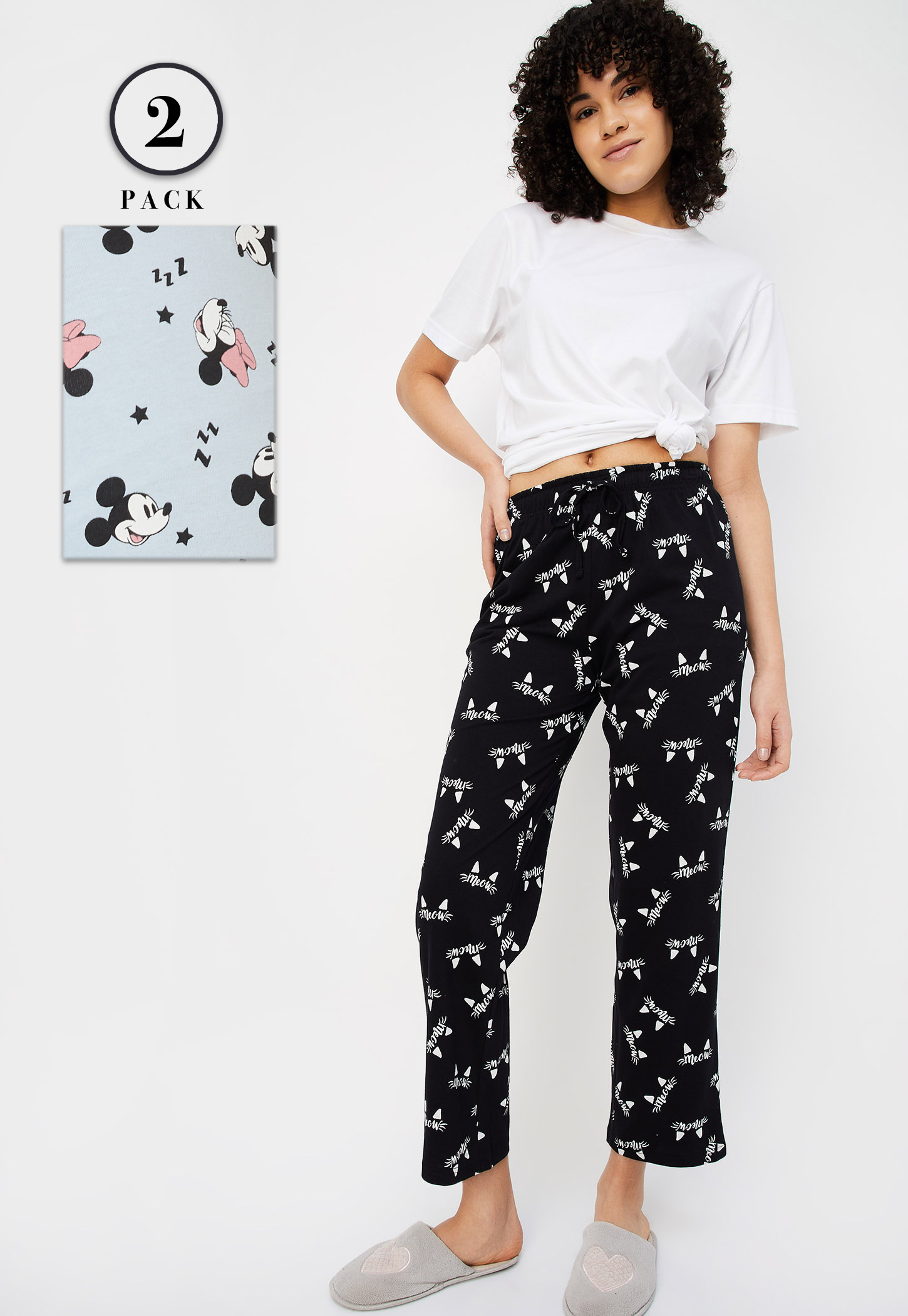 Women Printed Pyjamas - Pack of 2-picture-56